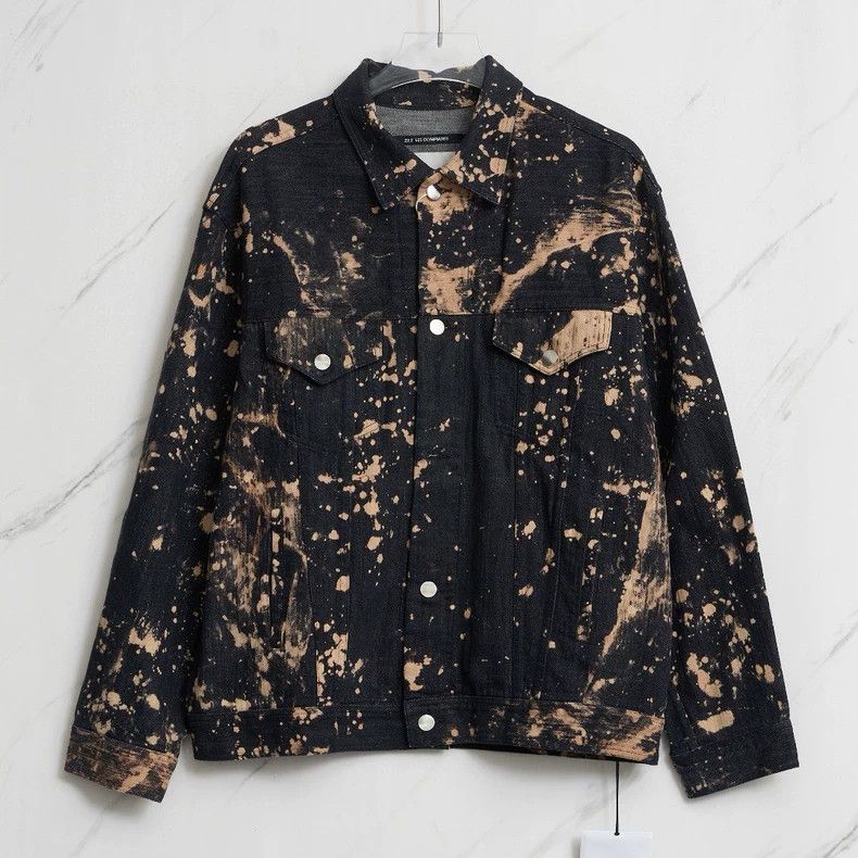 Song For The Mute Tie-dye Washed Denim Jacket