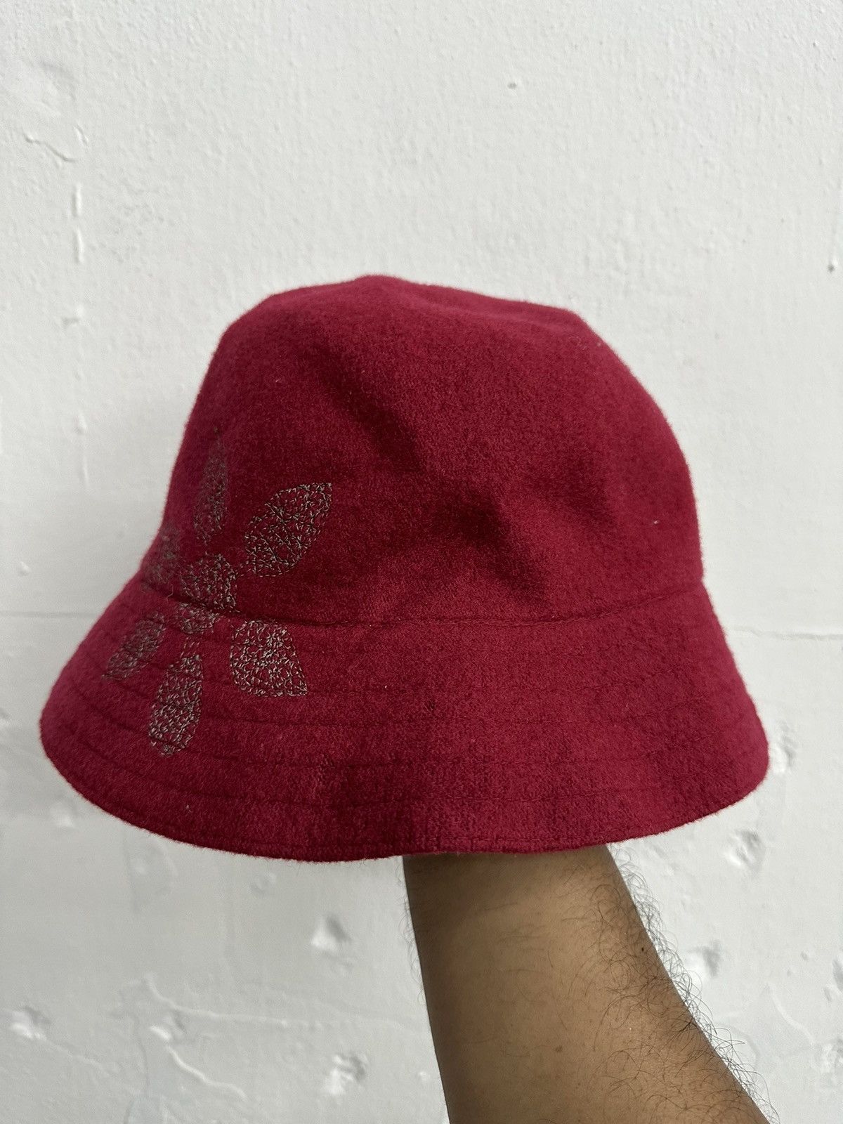 Kangol × Vintage VTG Kangol Stitch Floral Trilby Bucket Hat Size ONE SIZE - 2 Thumbnail