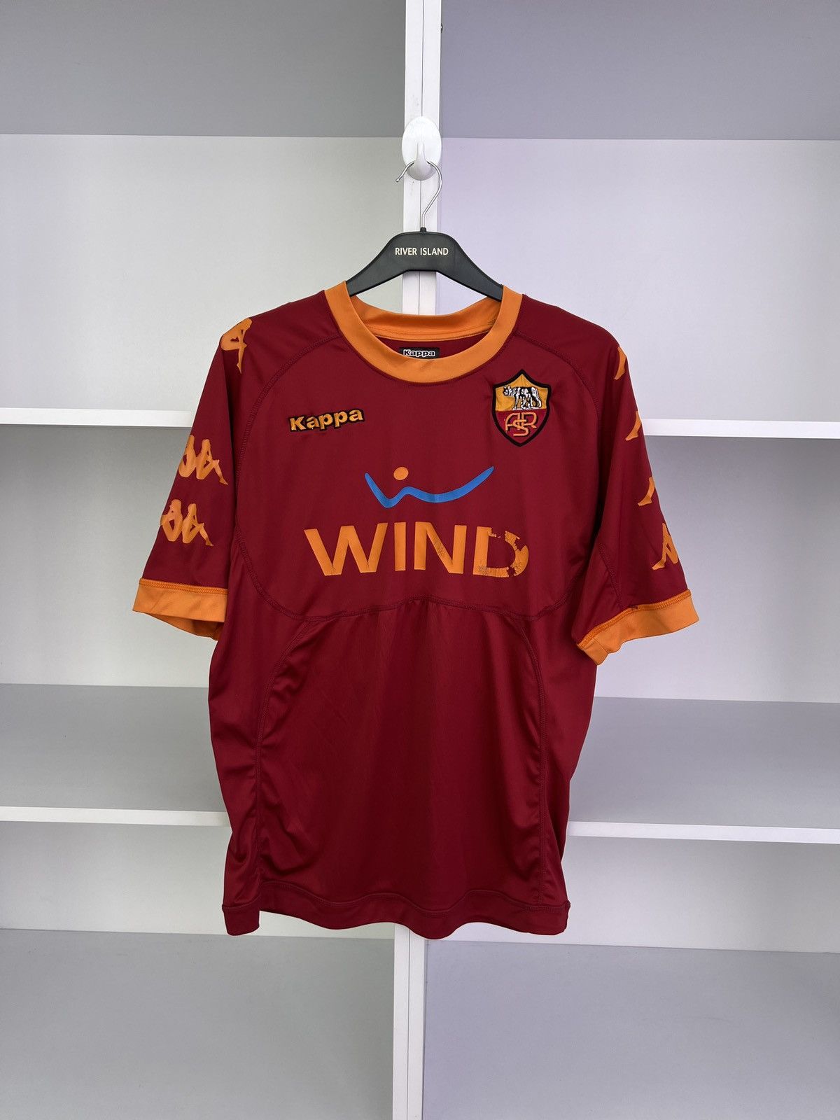 Kappa × Vintage Vintage Roma 12/13 De Rossi Home Jersey Size US XL / EU 56 / 4 - 3 Thumbnail