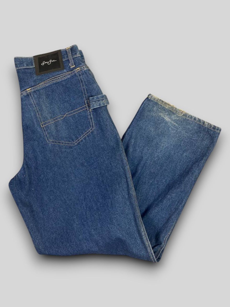 Sean John vintage 90s sean john baggy denim embroided logo Size US 34 / EU 50 - 1 Thumbnail