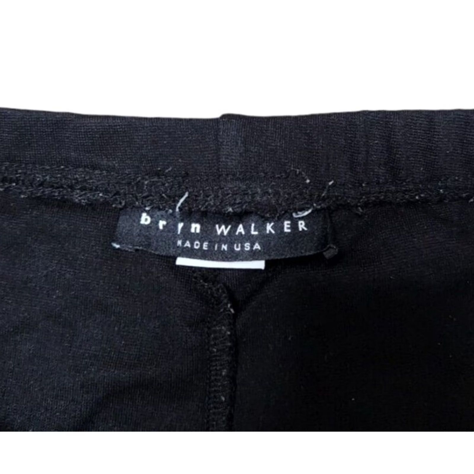 Vintage Bryn Walker Womens S Crop Leggings Modal Blend Elastic Waist Black Size 28" / US 6 / IT 42 - 4 Thumbnail