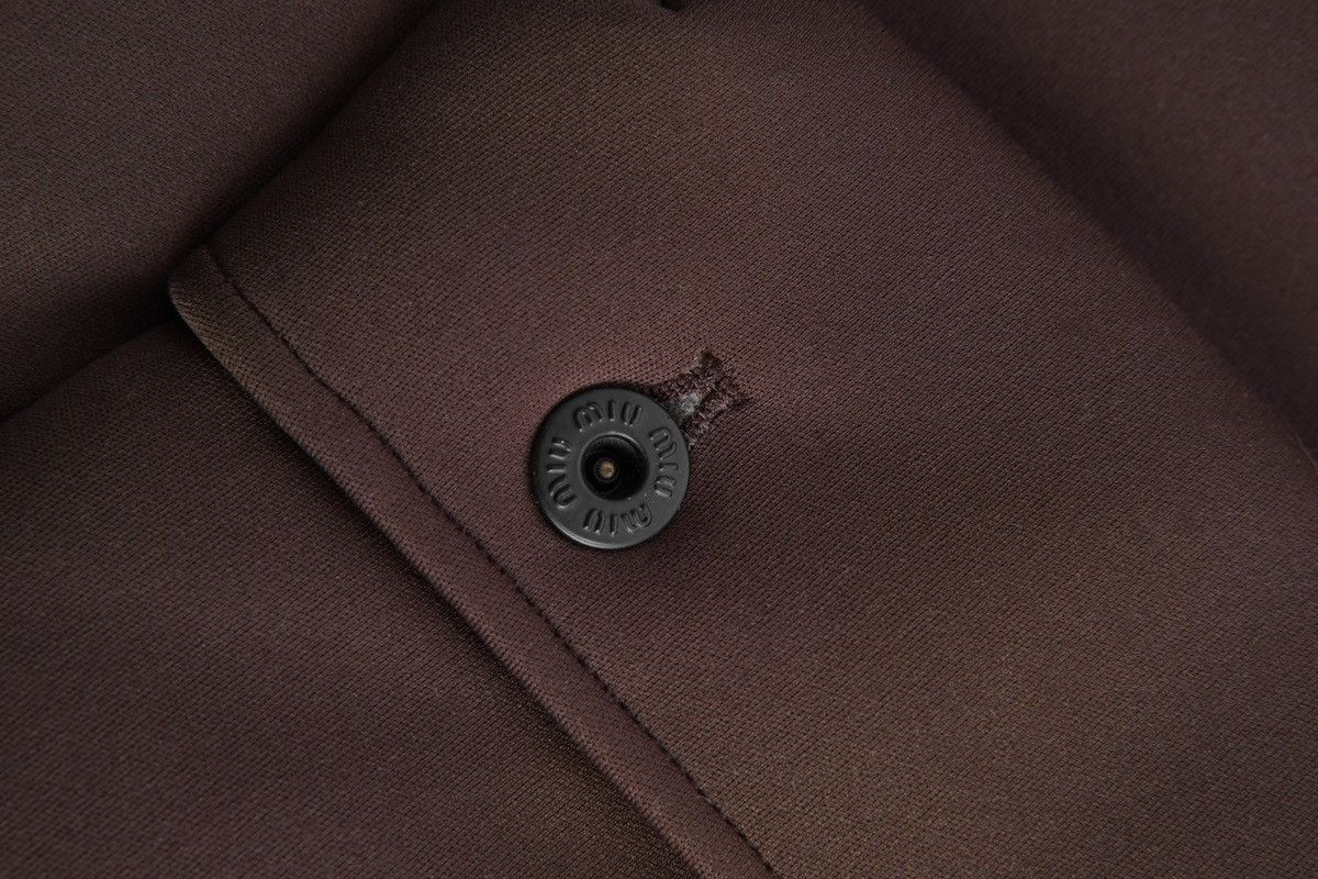 Miu Miu Miu Miu F/W1999 Fleece Lining Belt Buckle Jacket Size M / US 6-8 / IT 42-44 - 11 Thumbnail