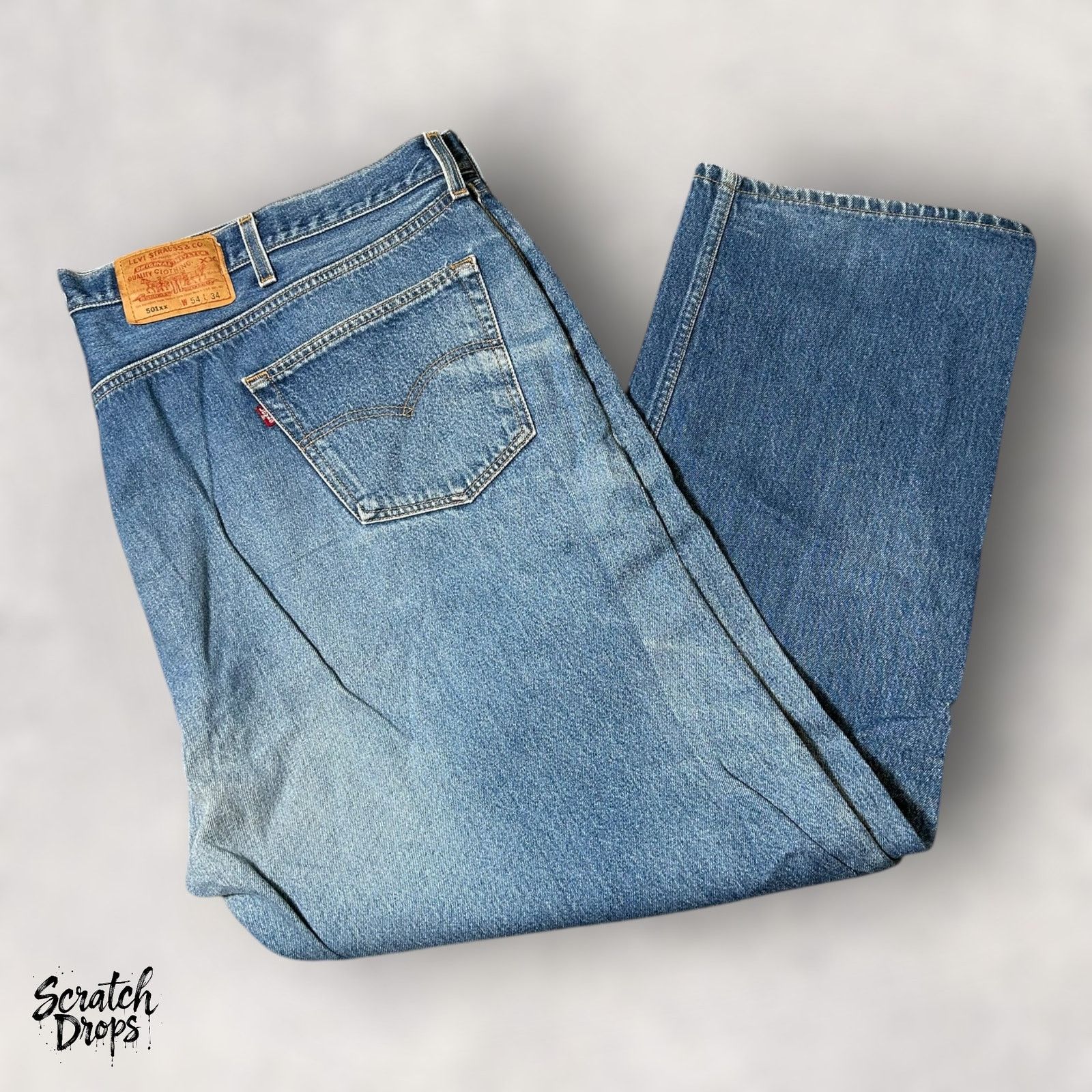 Levi's Vintage Levi’s 501xx Shrink-to-Fit Jeans USA W54 L34 501 NWT Size US 42 / EU 58 - 4 Thumbnail