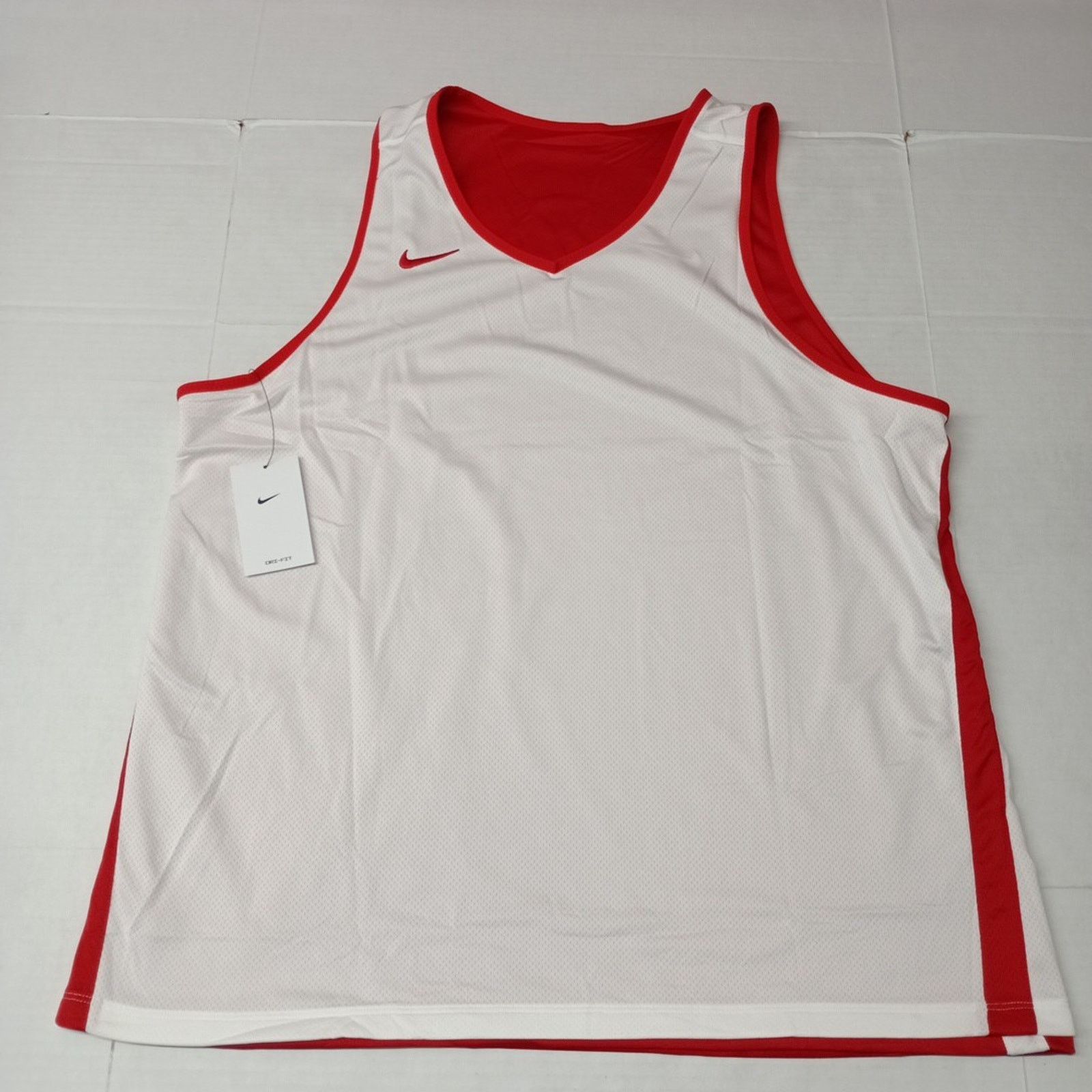 Nike Nike Engineered Reversible Basketball Jersey Men's 2XL Red Size US XXL / EU 58 / 5 - 7 Thumbnail
