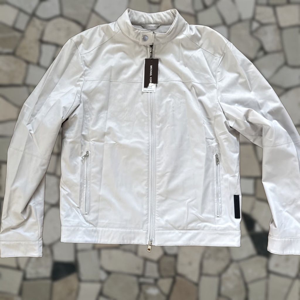 Michael Kors MICHAEL KORS Gray Pearl Windbreaker Rain Jacket Mens M C20 Jacket Size US M / EU 48-50 / 2 - 1 Thumbnail