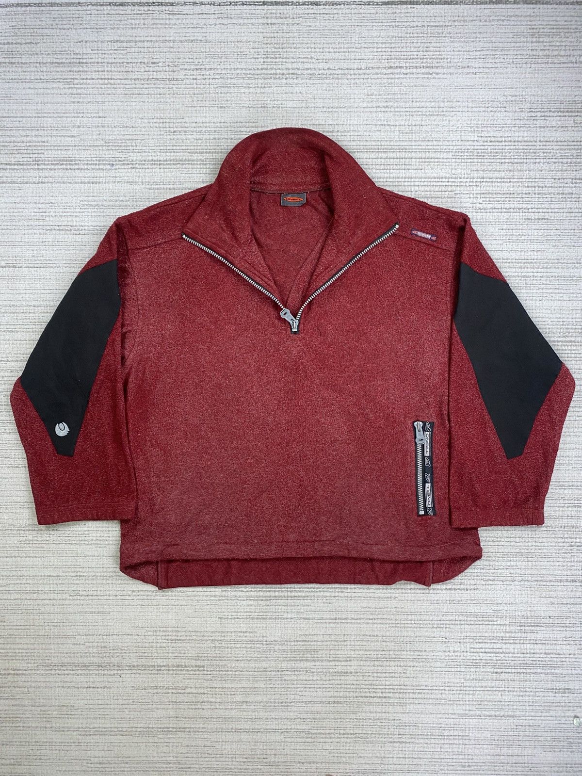 O'Neill × Vintage 90s O’Neill Cranberry Colour Halfzipper Surf Wear Jacket Size US XL / EU 56 / 4 - 6 Thumbnail
