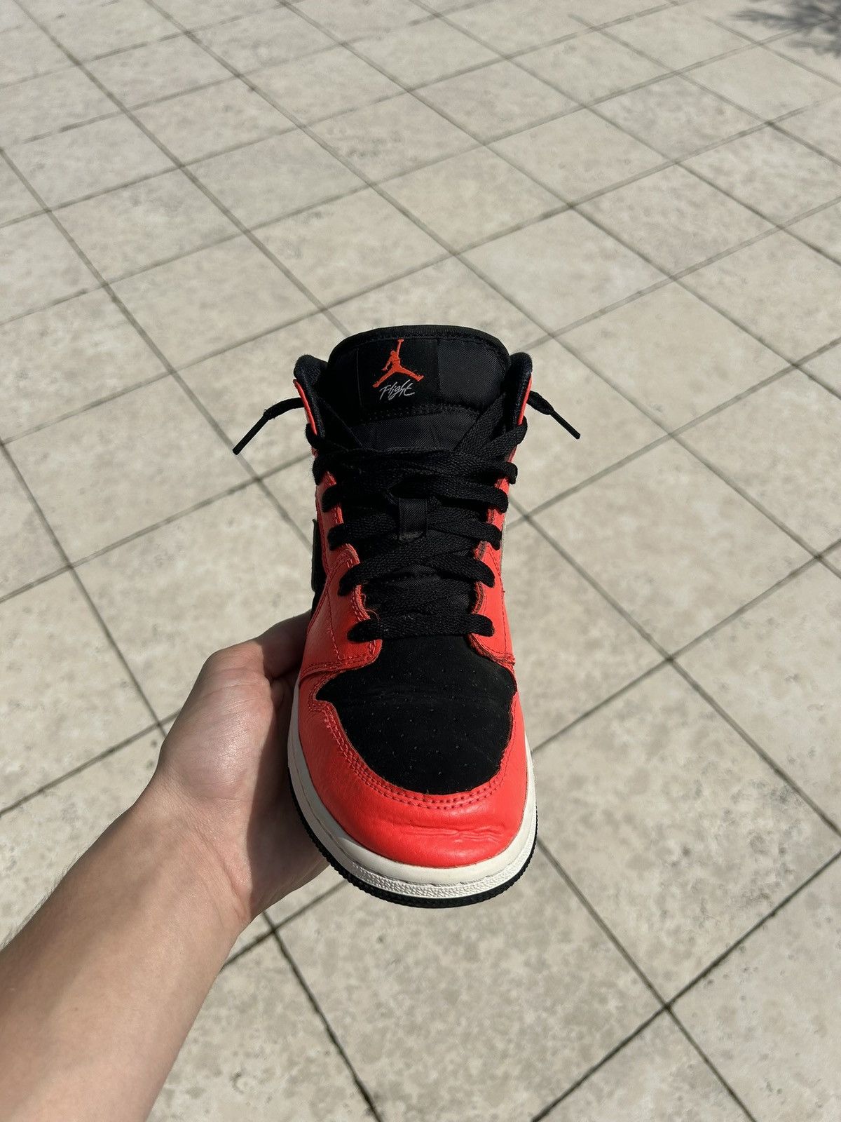 Jordan Brand × Nike Jordan 1 Mid Infrared 23 Size US 6.5 / EU 39-40 - 3 Thumbnail