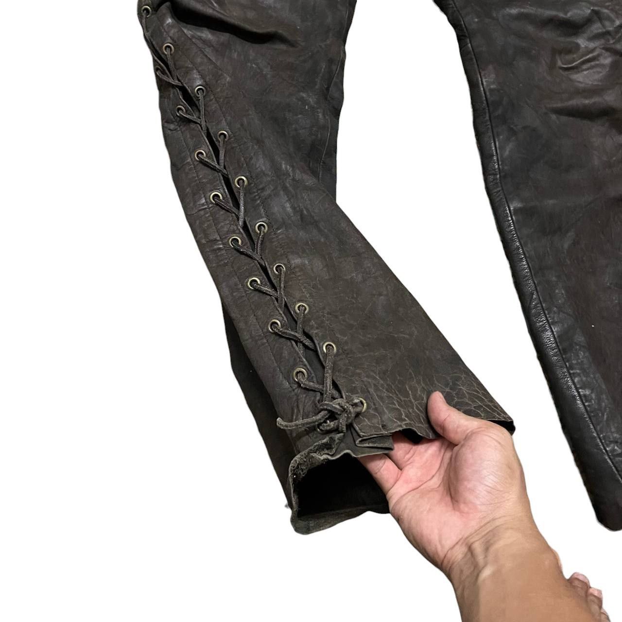 Leather Vintage Hard Leather Stuff Biker Pant Size US 34 / EU 50 - 4 Thumbnail