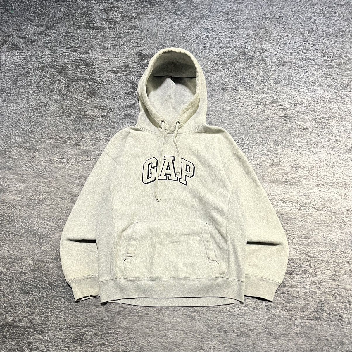 Gap Vintage Gap Logo Spell Out Gray Y2K 2000s Hoodie Sweatshirt Size US S / EU 44-46 / 1 - 1 Thumbnail