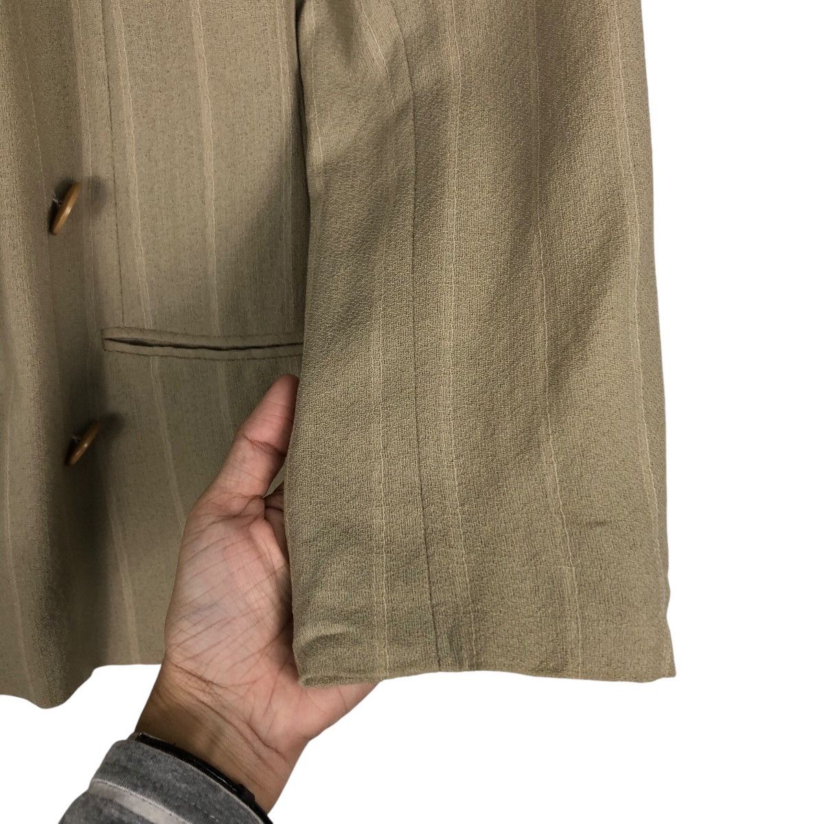 Giorgio Armani 📌Vintage Giorgio Armani Y Collar Coats Jacket Button Size US M / EU 48-50 / 2 - 16 Thumbnail