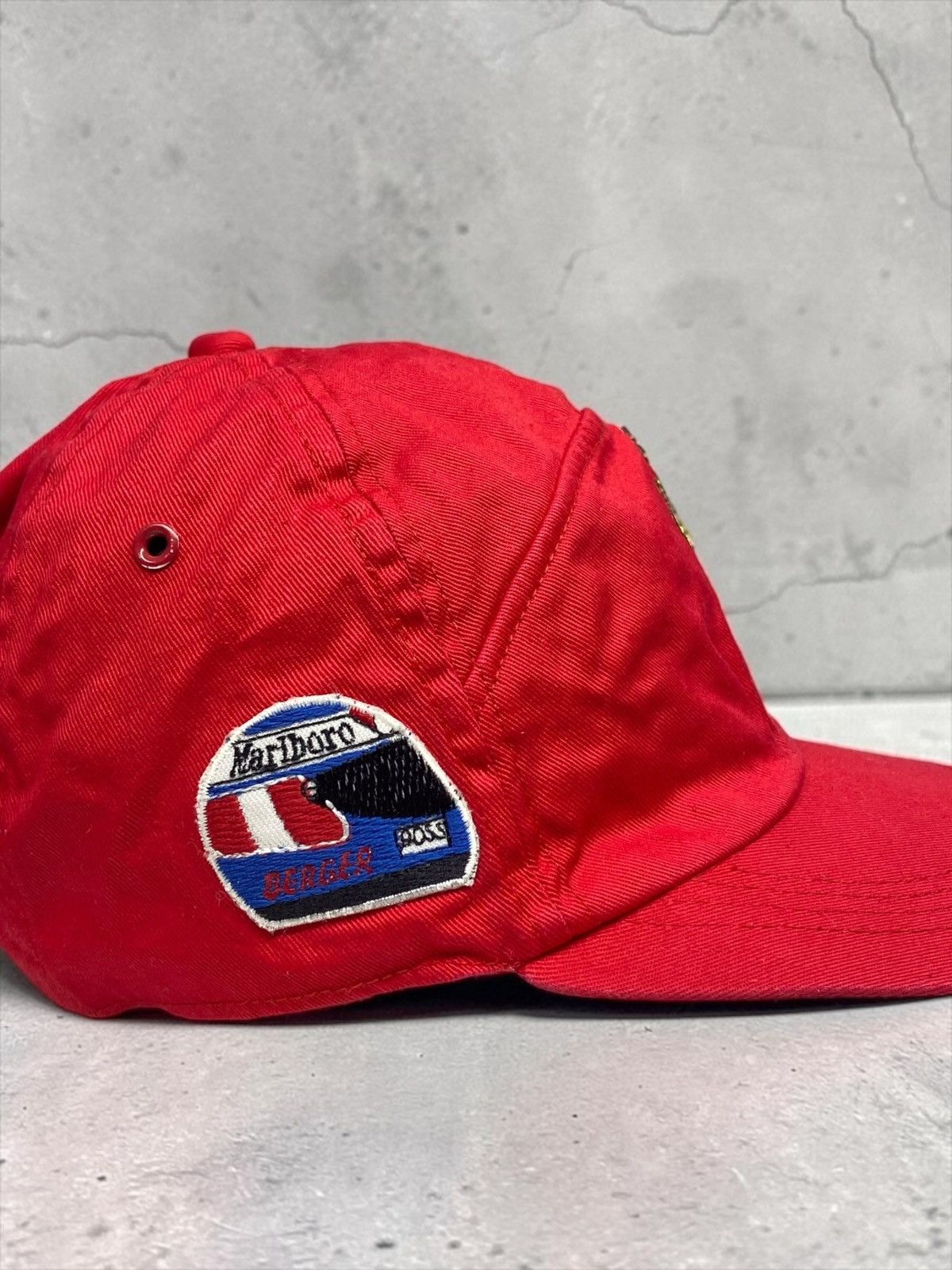 Ferrari Vintage 80s Ferrari Gerhard Berger F1 Cap Size ONE SIZE - 3 Thumbnail