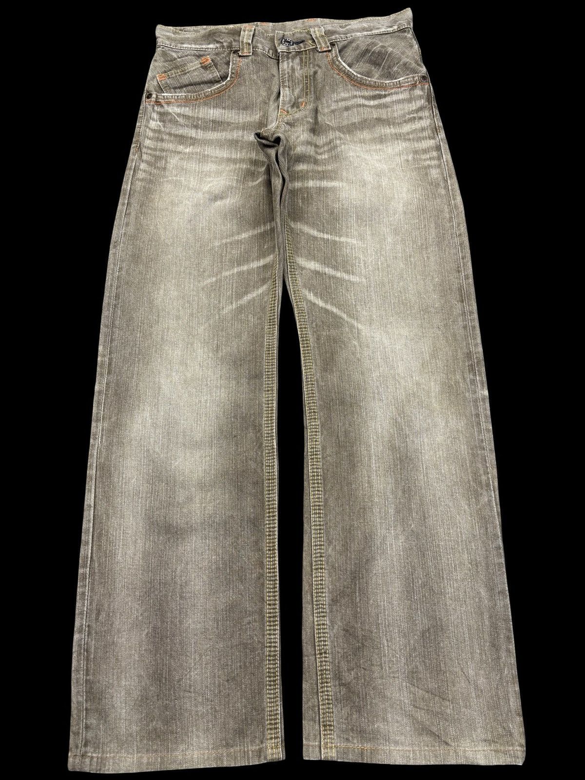 Edwin 90s Style💥Wide Edwin XVS Faded Brown Denim F762 Size US 32 / EU 48 - 1 Thumbnail