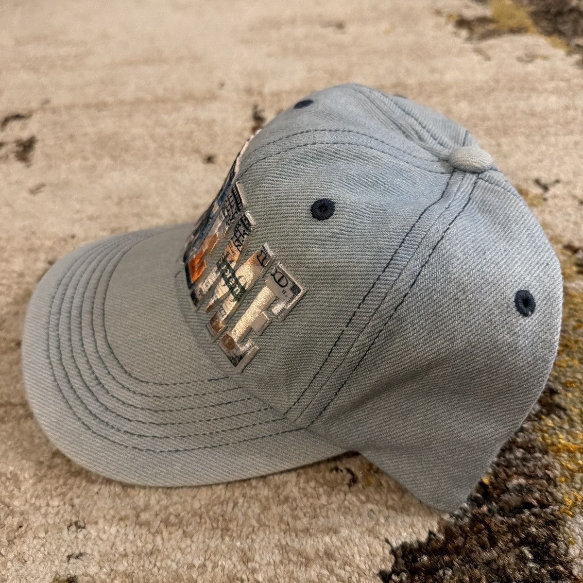 Supreme Supreme Embroidered Money Logo 6-Panel Hat Size ONE SIZE - 2 Thumbnail