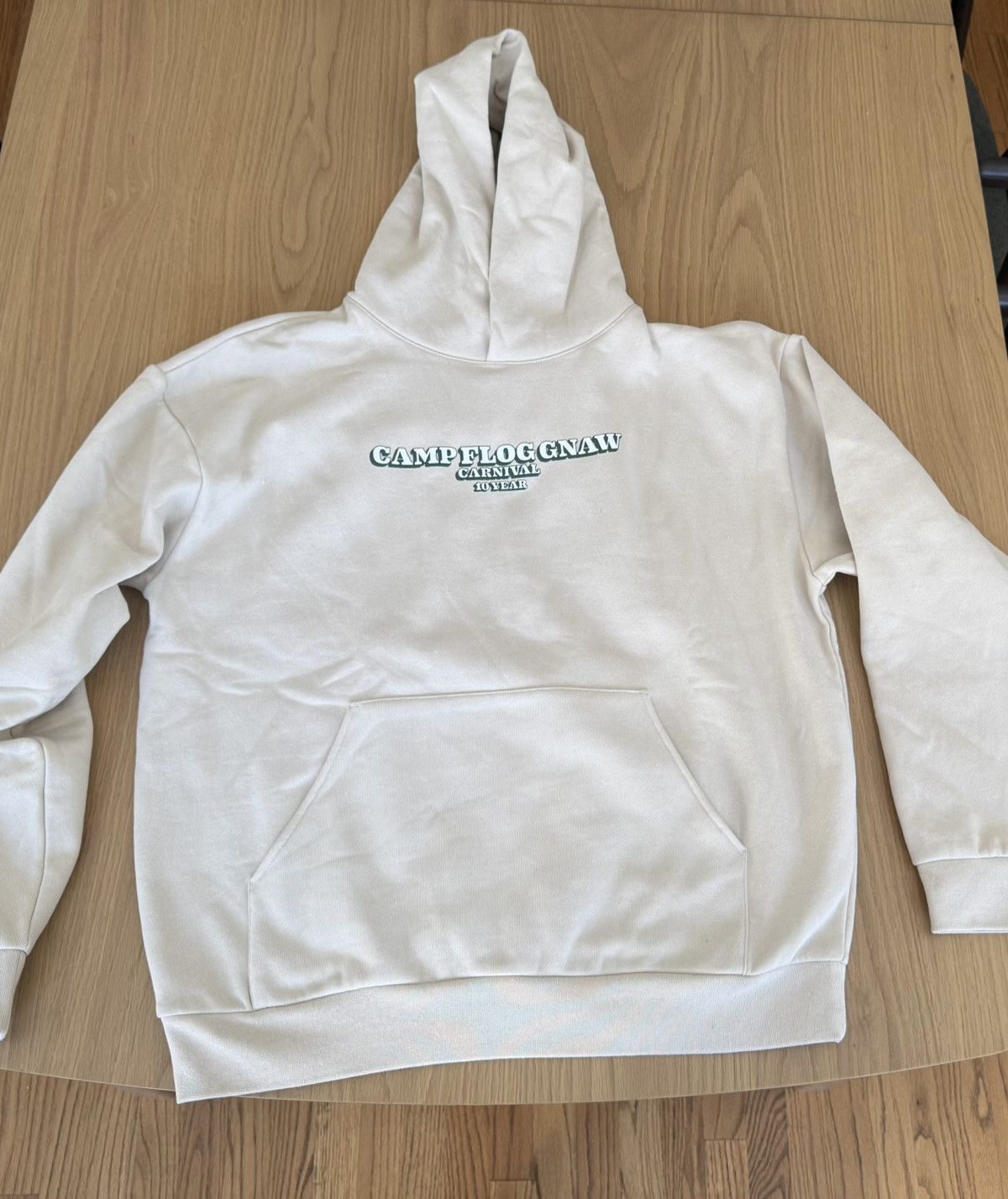 Tyler The Creator Camp Flog Gnaw Carnival 2024 Lineup Hoodie / Cream Size US L / EU 52-54 / 3 - 2 Thumbnail