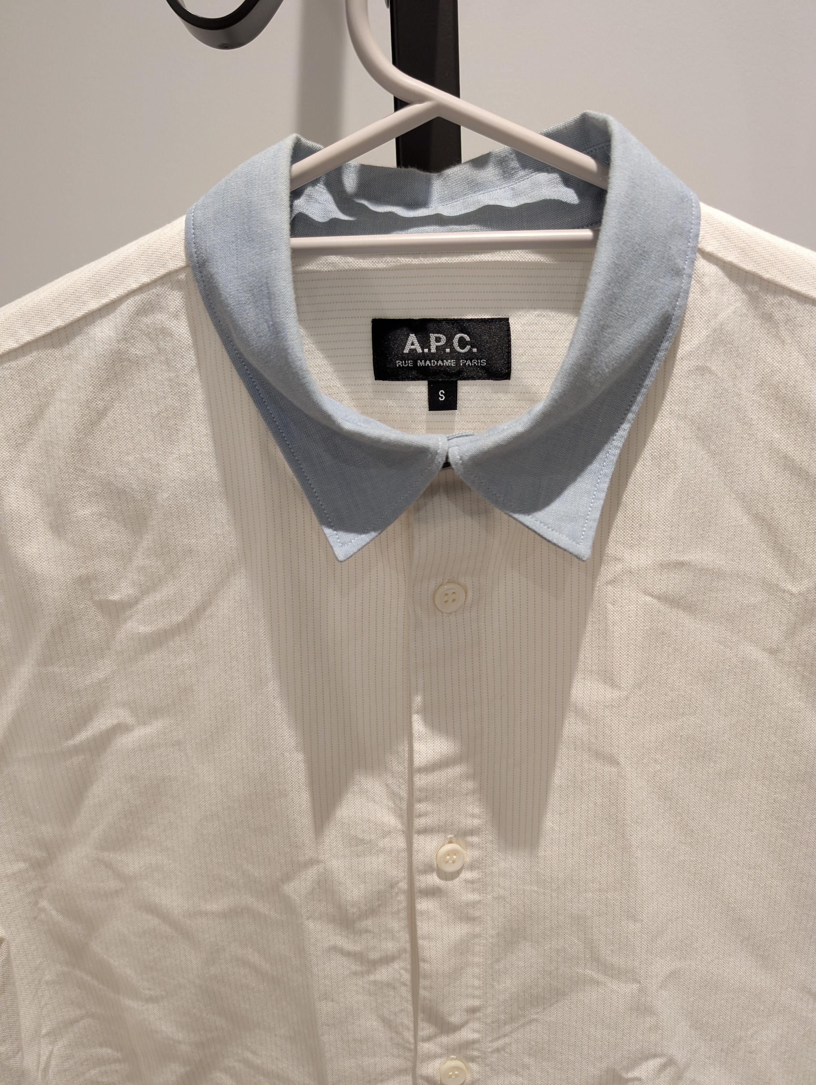 A.P.C. Casual Striped Cotton Button Up Shirt Size US S / EU 44-46 / 1 - 3 Thumbnail