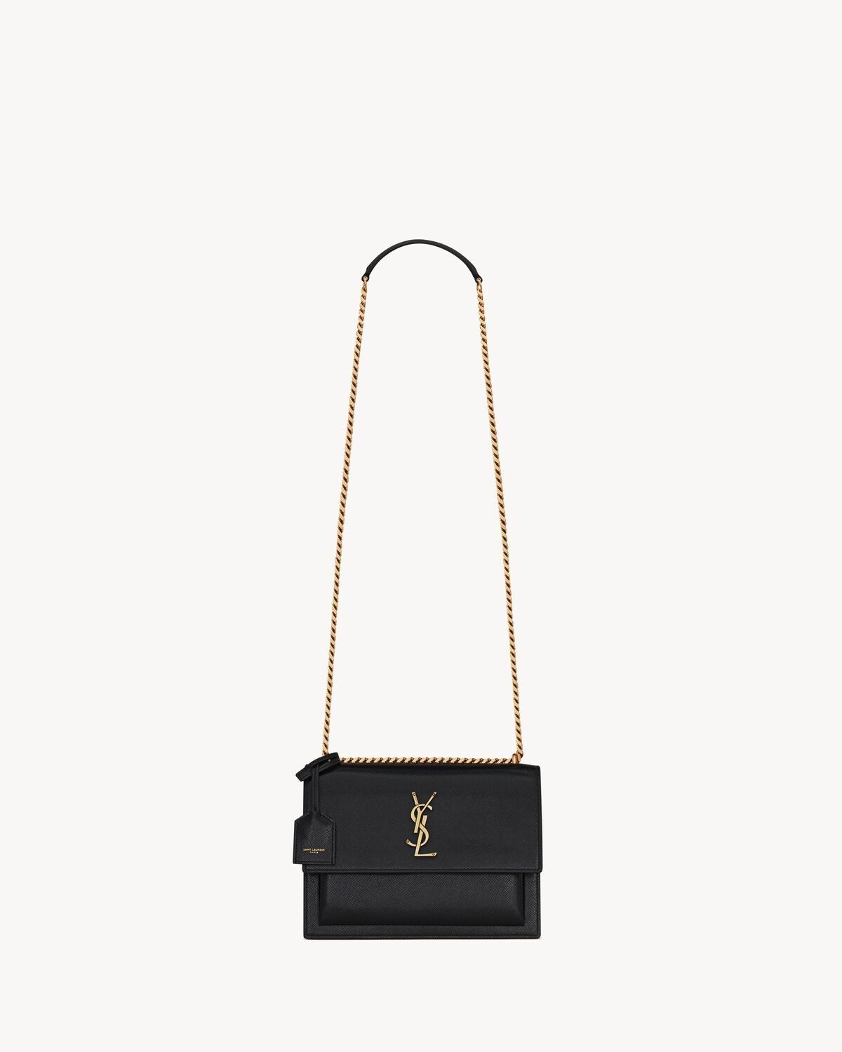 Saint Laurent Paris o1s1wg110125 442906 Size: OS / Medium Shoulder Bag in Black Size ONE SIZE - 1 Thumbnail