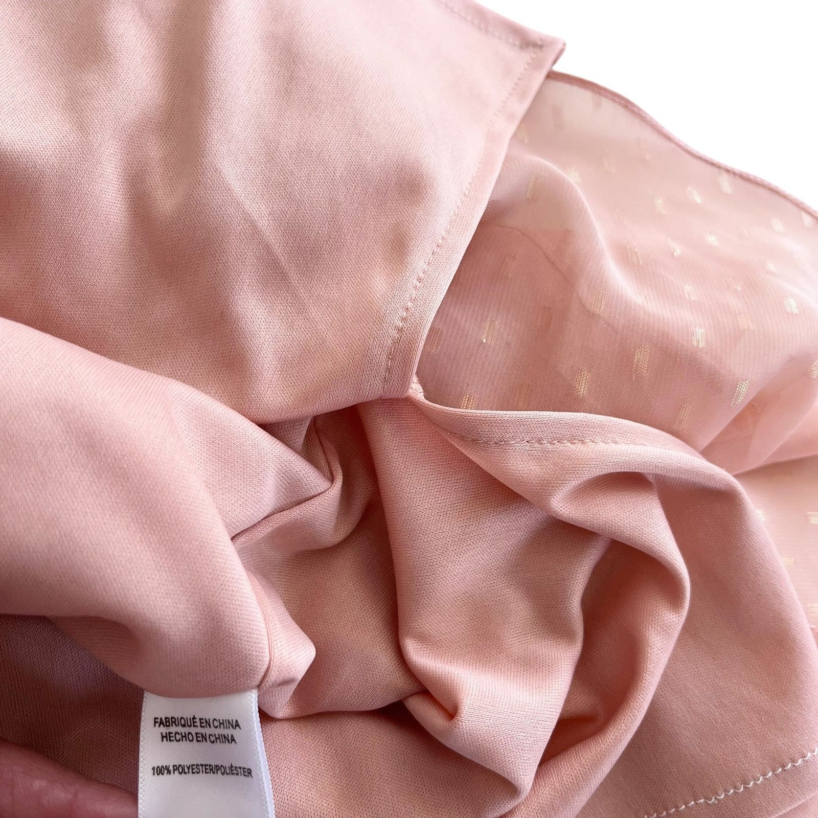 Other Avec Les Filles Pink Ruffled Smocked Sleeveless Maxi Dress Size S / US 4 / IT 40 - 9 Thumbnail