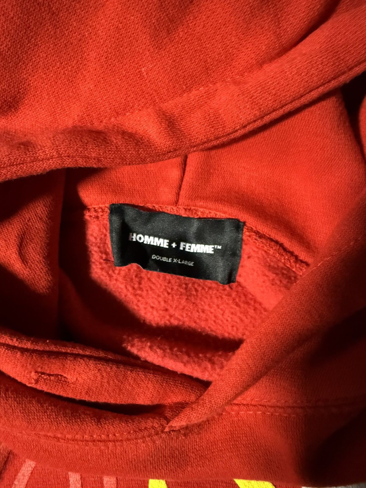 Homme + Femme La Homme Femme No Justice Then My Piece Red Hoodie Size US XXL / EU 58 / 5 - 3 Thumbnail