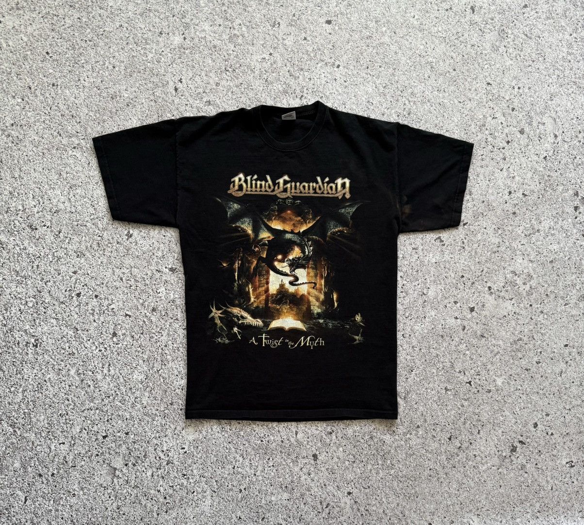 Band Tees × Vintage Vintage Blind Guardian A Twist In The Myth Tour 2006 T-Shirt Size US L / EU 52-54 / 3 - 3 Thumbnail