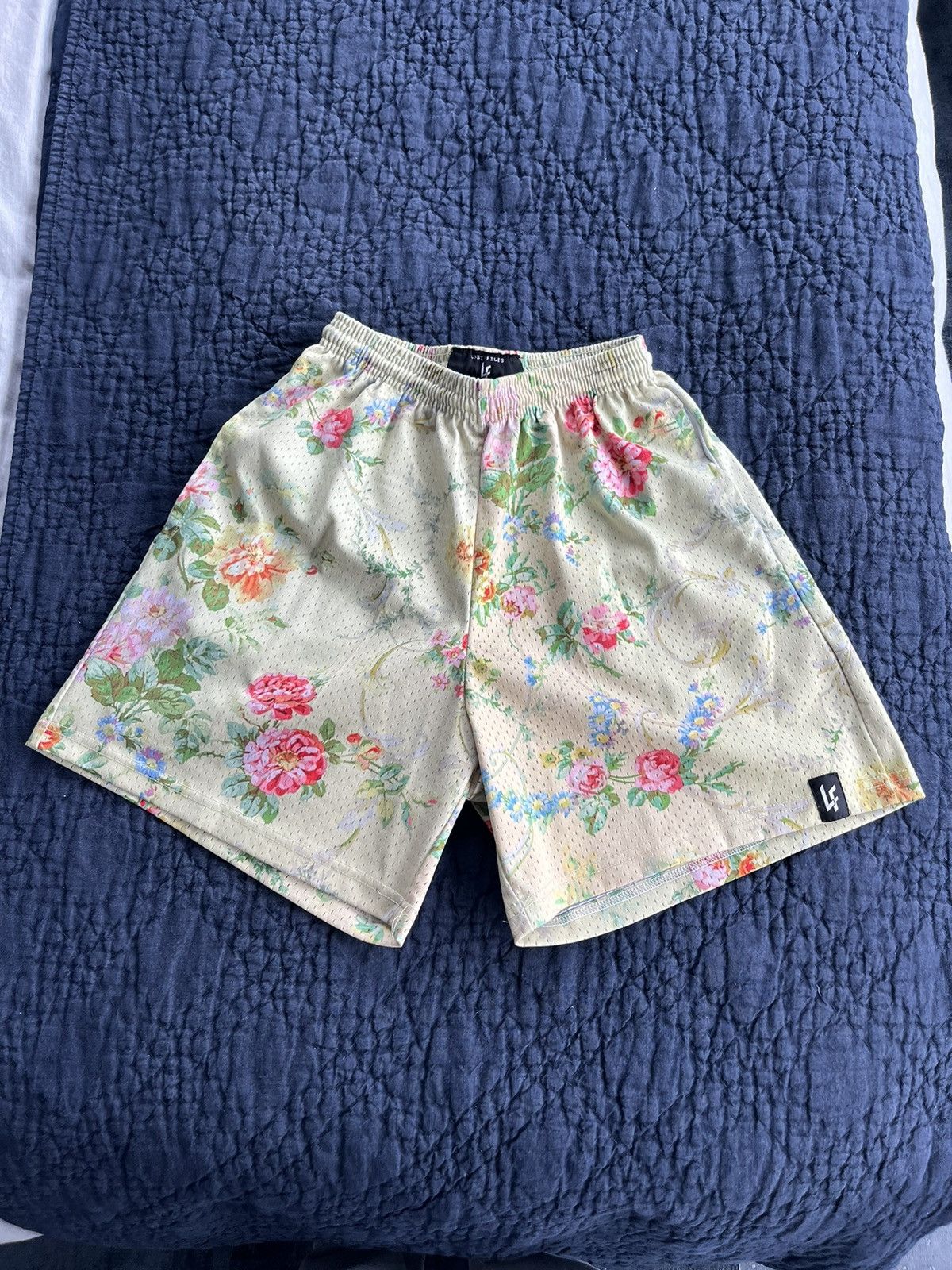 Designer × Lost Enterprises [Medium] Lost Files Green Floral Mesh Shorts Size US 32 / EU 48 - 1 Thumbnail