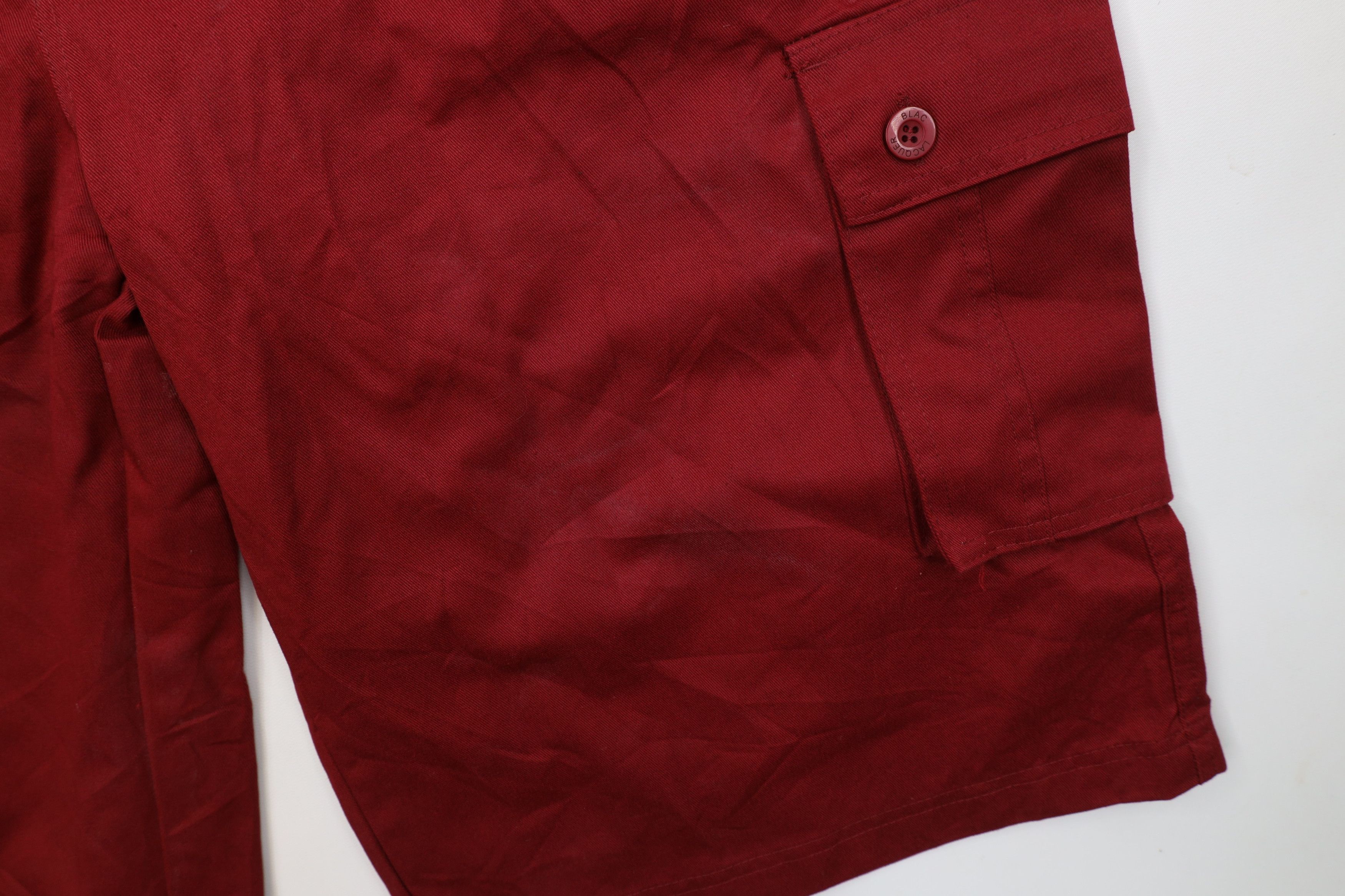 Vintage Vintage 90s Y2K Streetwear Baggy Loose Fit Cargo Shorts Red Size US 36 / EU 52 - 5 Thumbnail