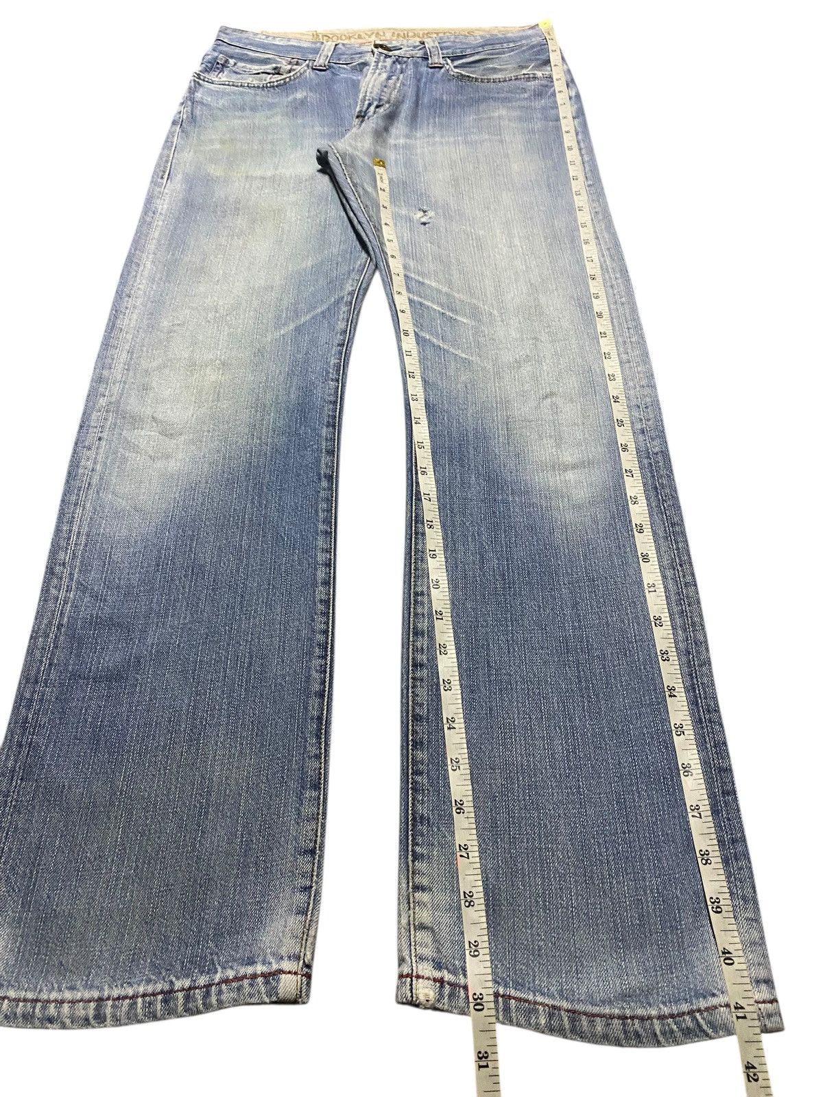 Brooklyn Industries Vintage Brooklyn industries Light Wash Distressed Jeans Size US 32 / EU 48 - 9 Thumbnail
