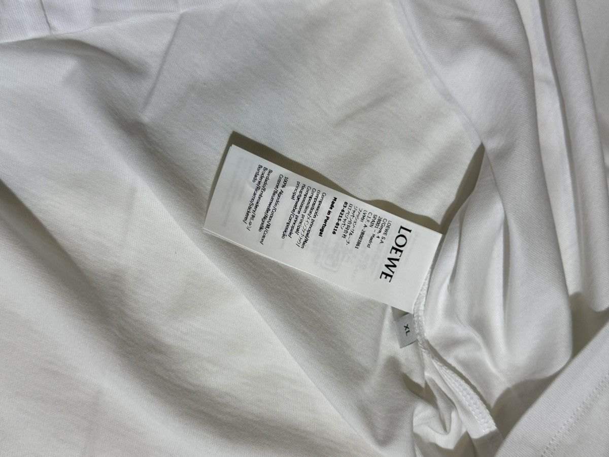 Loewe LOEWE Relaxed Fit T Shirt White Size US XL / EU 56 / 4 - 5 Thumbnail