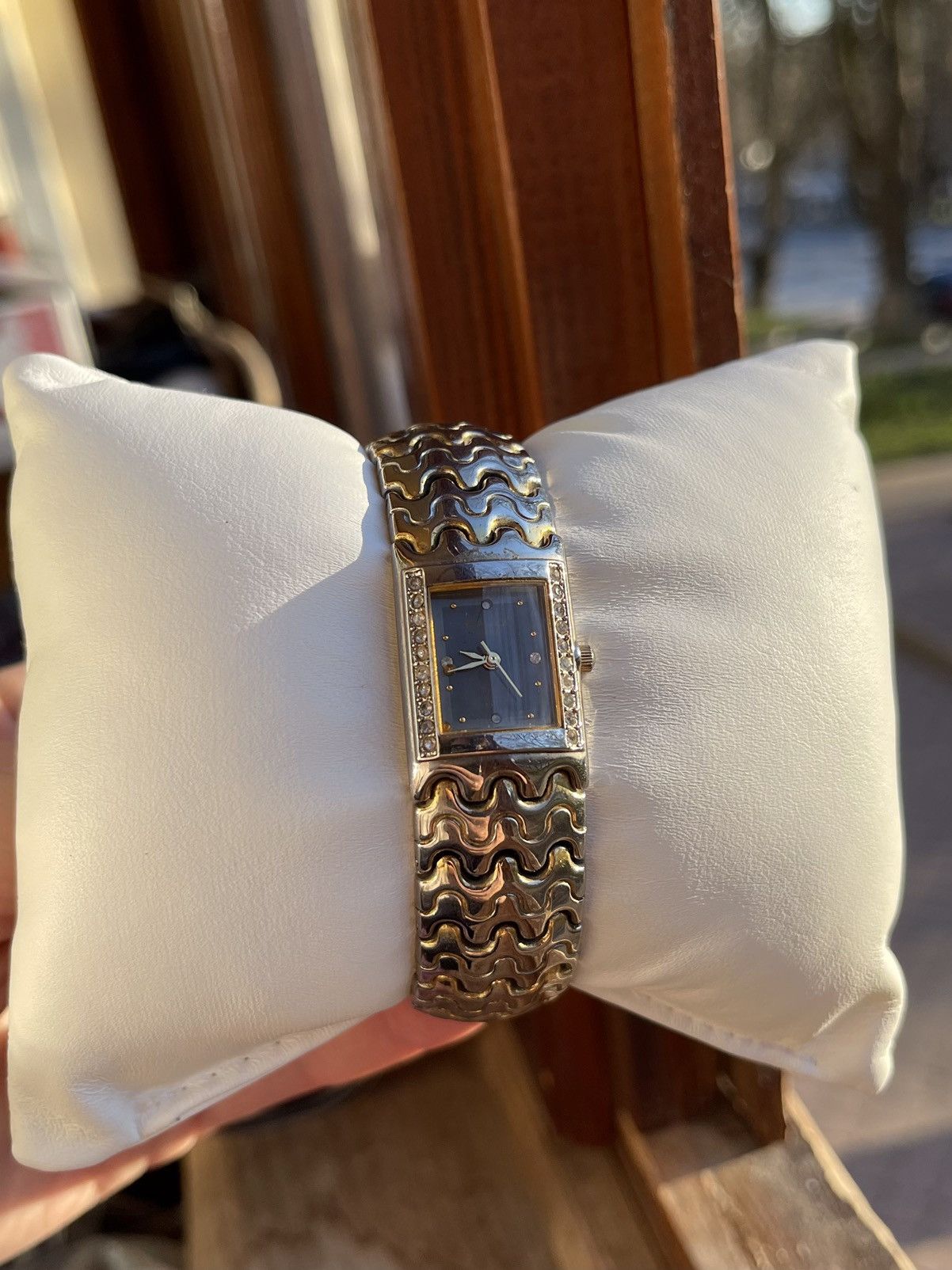 Hysteric Glamour × Japanese Brand × Vintage ⛓⌚️Vintage Chain futuristic style Watch Unisex heavy bracelet Size ONE SIZE - 11 Thumbnail