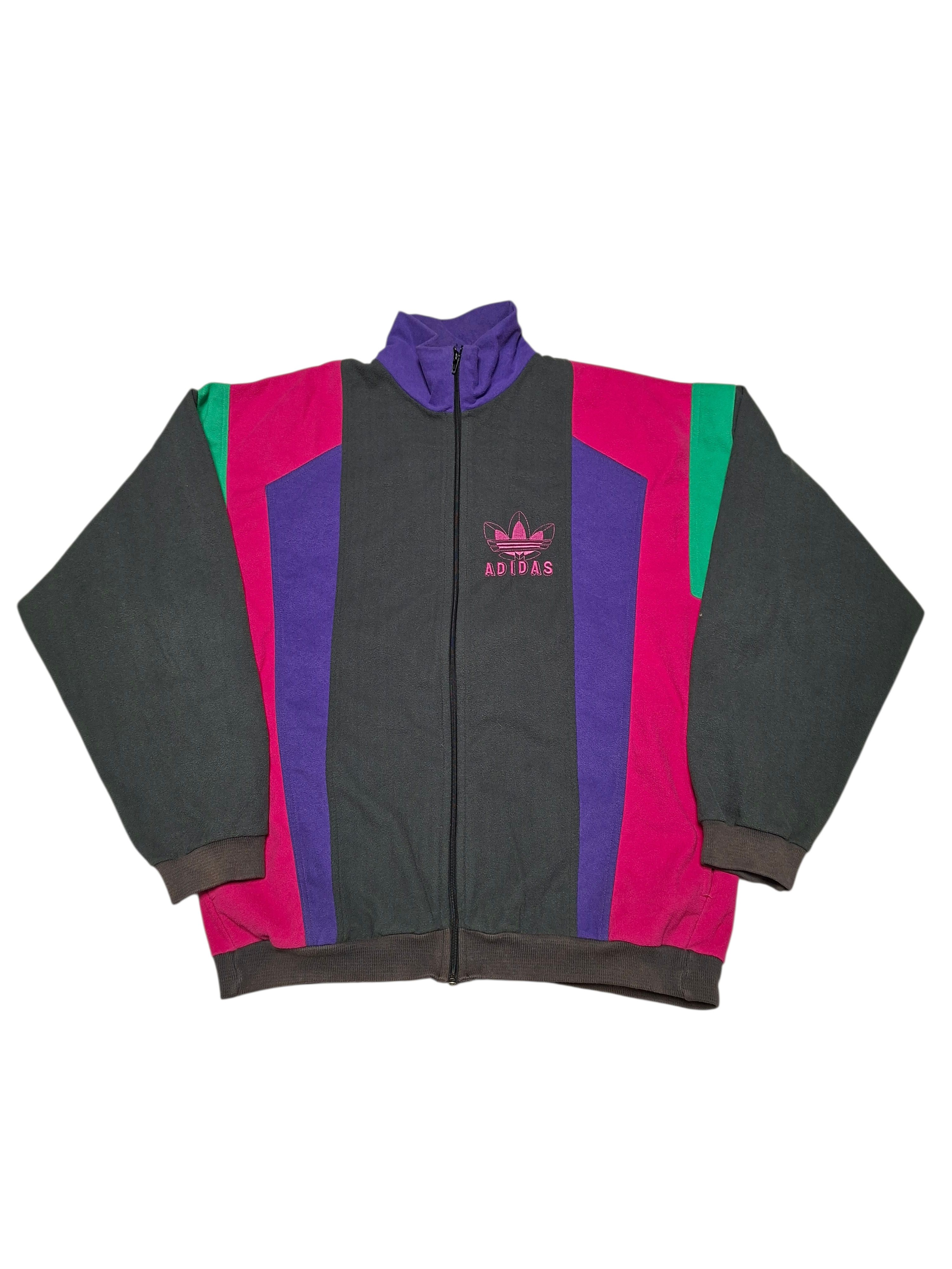 Adidas ADIDAS VINTAGE 80S OR 90S MADE IN FRANCE FLEECE JACKET Size US M / EU 48-50 / 2 - 1 Thumbnail