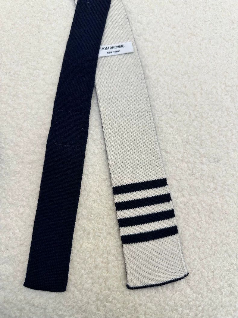 Thom Browne Thom Browne Wool knit tie Size ONE SIZE - 2 Thumbnail