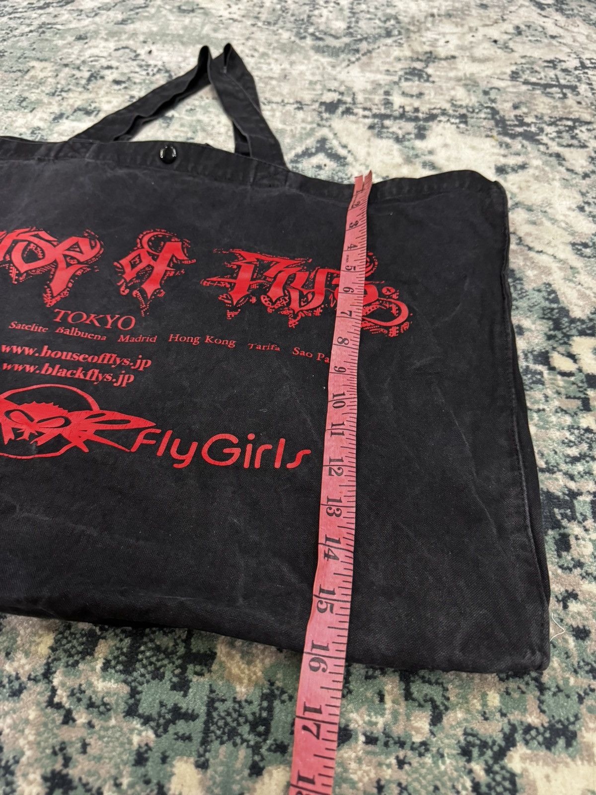 Japanese Brand × Vintage HOUSE OF FLYS BY BLACK FLYS SKATEBOARD TOTE BAG Size ONE SIZE - 4 Thumbnail