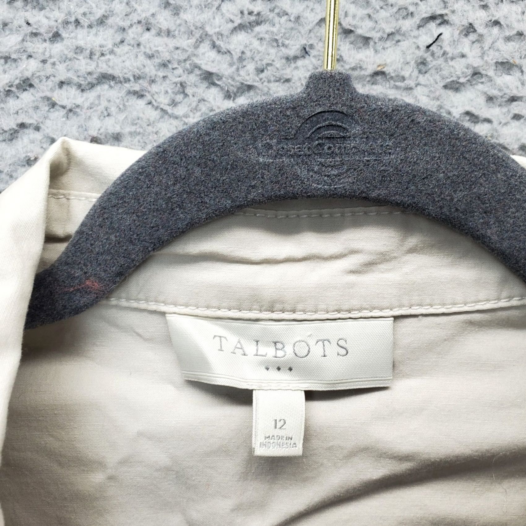 Talbots Talbots Travex Blazer Womens 12 Tan Peak Lapel Flap Pocket Button Front Shirt Blazer Mens Womens Size XL / US 12-14 / IT 48-50 - 5 Thumbnail