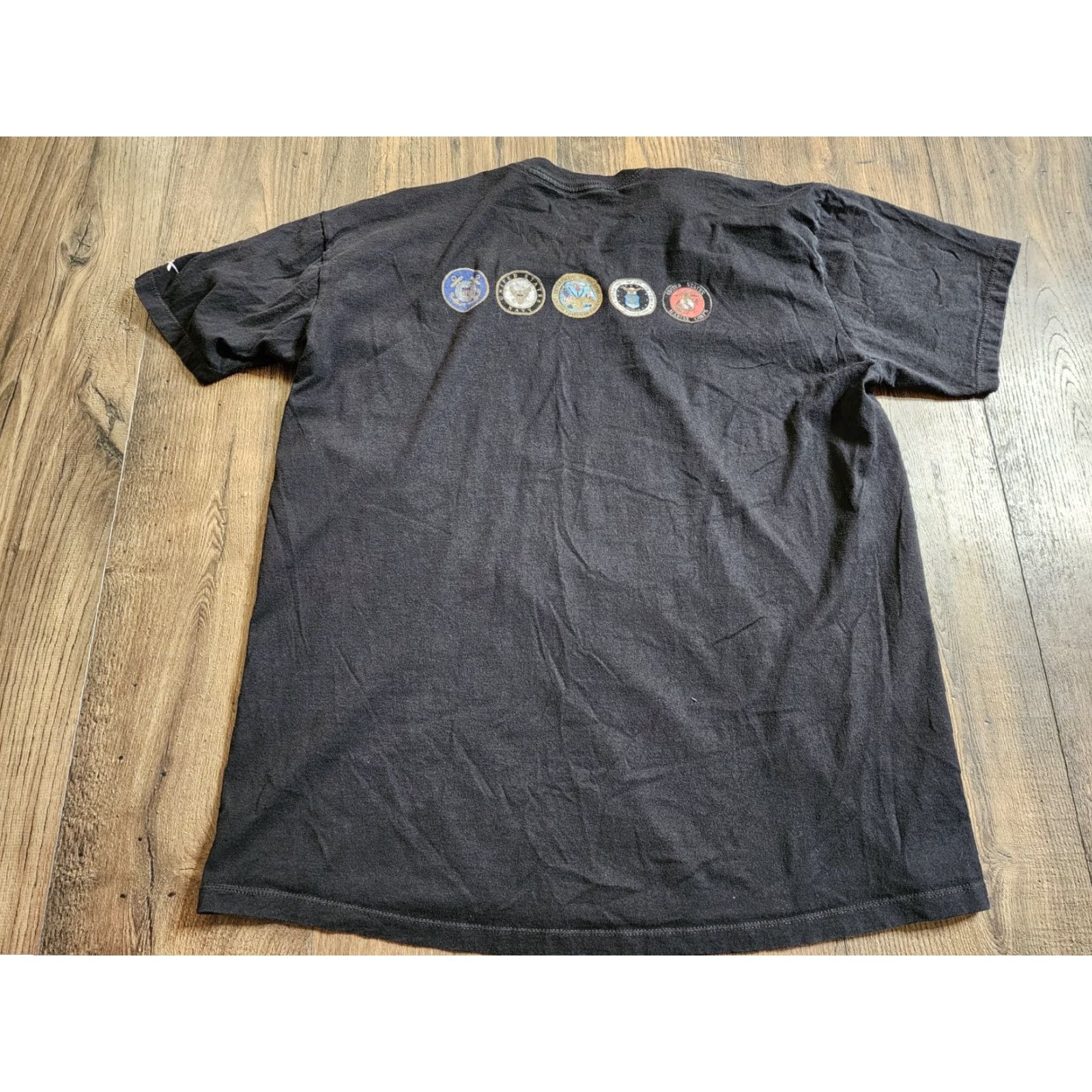 Doublet SpaceX T-Shirt Mens XL Black Double-Sided 2016 Space Vintage Theme Retro Veteran Day Military Shirt Size US XL / EU 56 / 4 - 2 Thumbnail