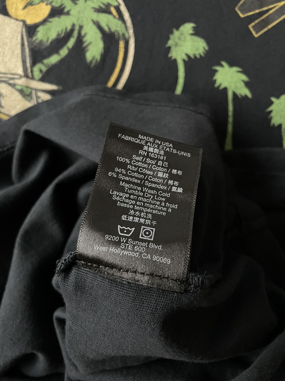Rhude RHUDE VTG BLACK PALMERA TEE Size US XL / EU 56 / 4 - 11 Thumbnail