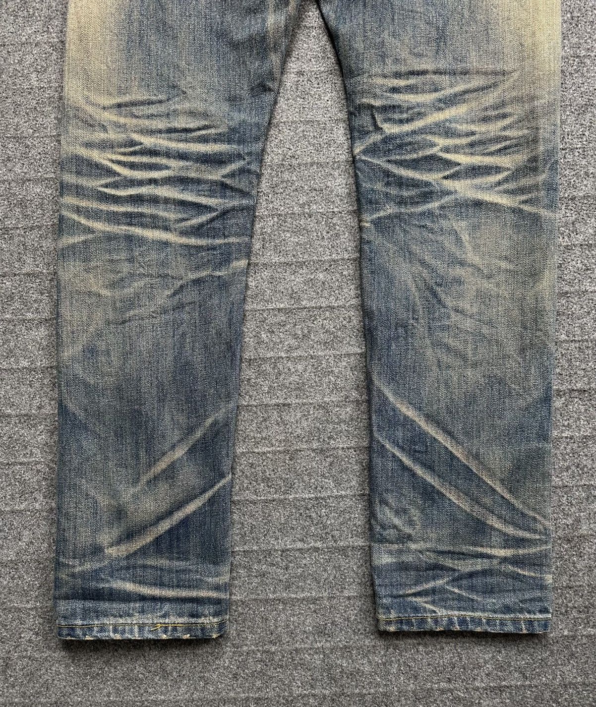 Raf by Raf Simons Raf By Raf Simons - Faded Blue Washed Ripped Knees Denim Size US 33 - 8 Thumbnail