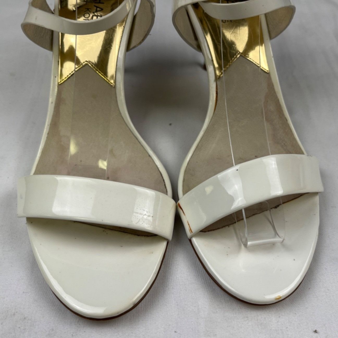 Michael Kors Michael Kors Women's White Shoes/Heels Sz 8M SKU 4431 Size US 8 / IT 38 - 3 Thumbnail