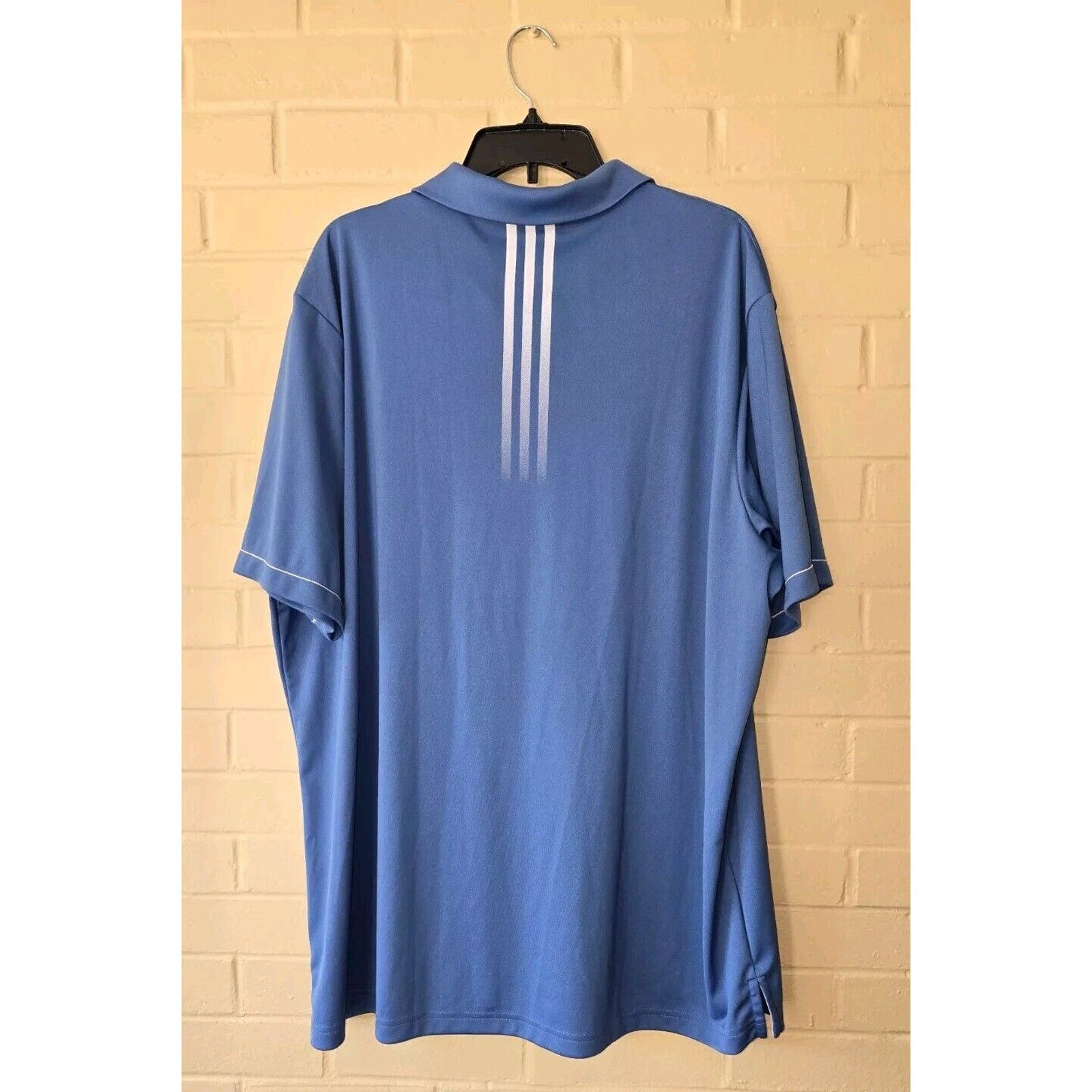Adidas Adidas Polo Shirt Mens 2XL XXL Blue Performance Golf Size US XXL / EU 58 / 5 - 4 Thumbnail