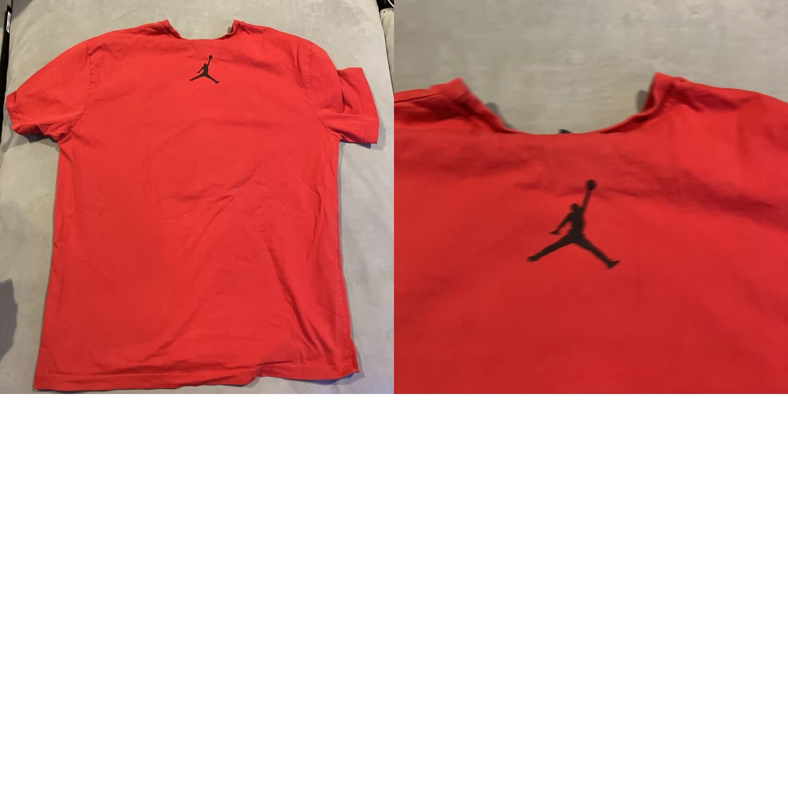 Nike VINTAGE Nike T-Shirt Red Jumpman Puff Print XL Mens Short Sleeve Crew Neck Logo 80s 90s Size US XL / EU 56 / 4 - 8 Thumbnail