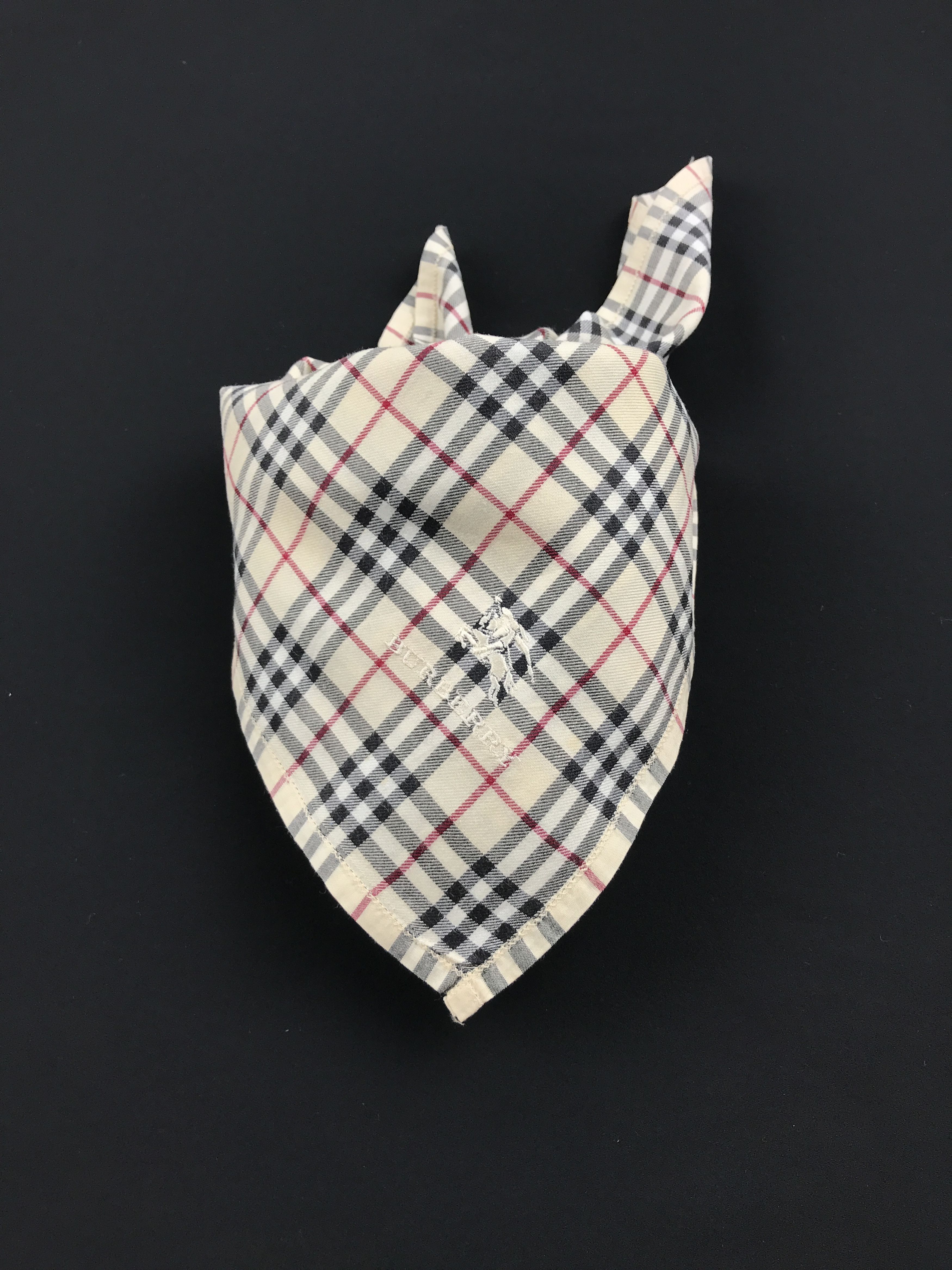 Burberry × Vintage Vintage Burberry Nova Check Bandana Neckerchief Handkerchief Size ONE SIZE - 3 Thumbnail