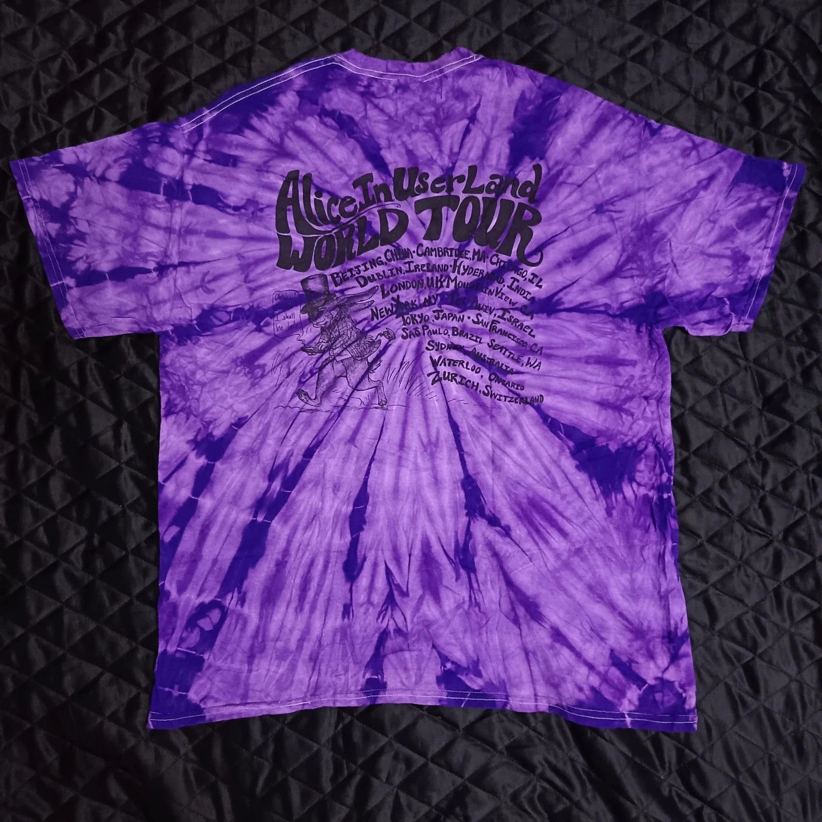 Other Google Alice in Userland Tie Dye T-Shirt Size US XL / EU 56 / 4 - 5 Thumbnail