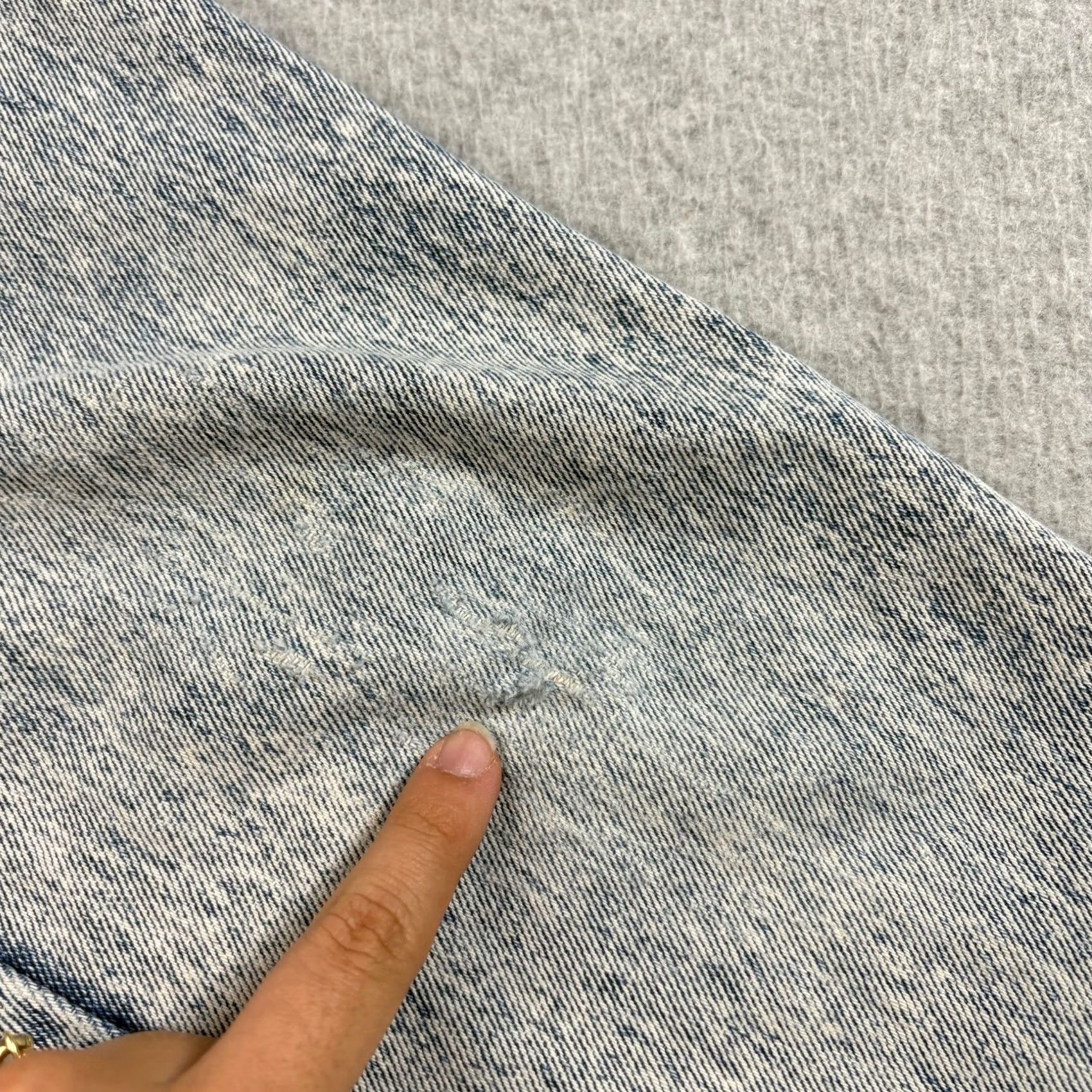 Vintage VINTAGE Bonjour Jeans Womens 5/6 Blue Acid Wash High Rise Tapered 90s Denim Jeans Mens Size 27" / US 4 / IT 40 - 5 Thumbnail