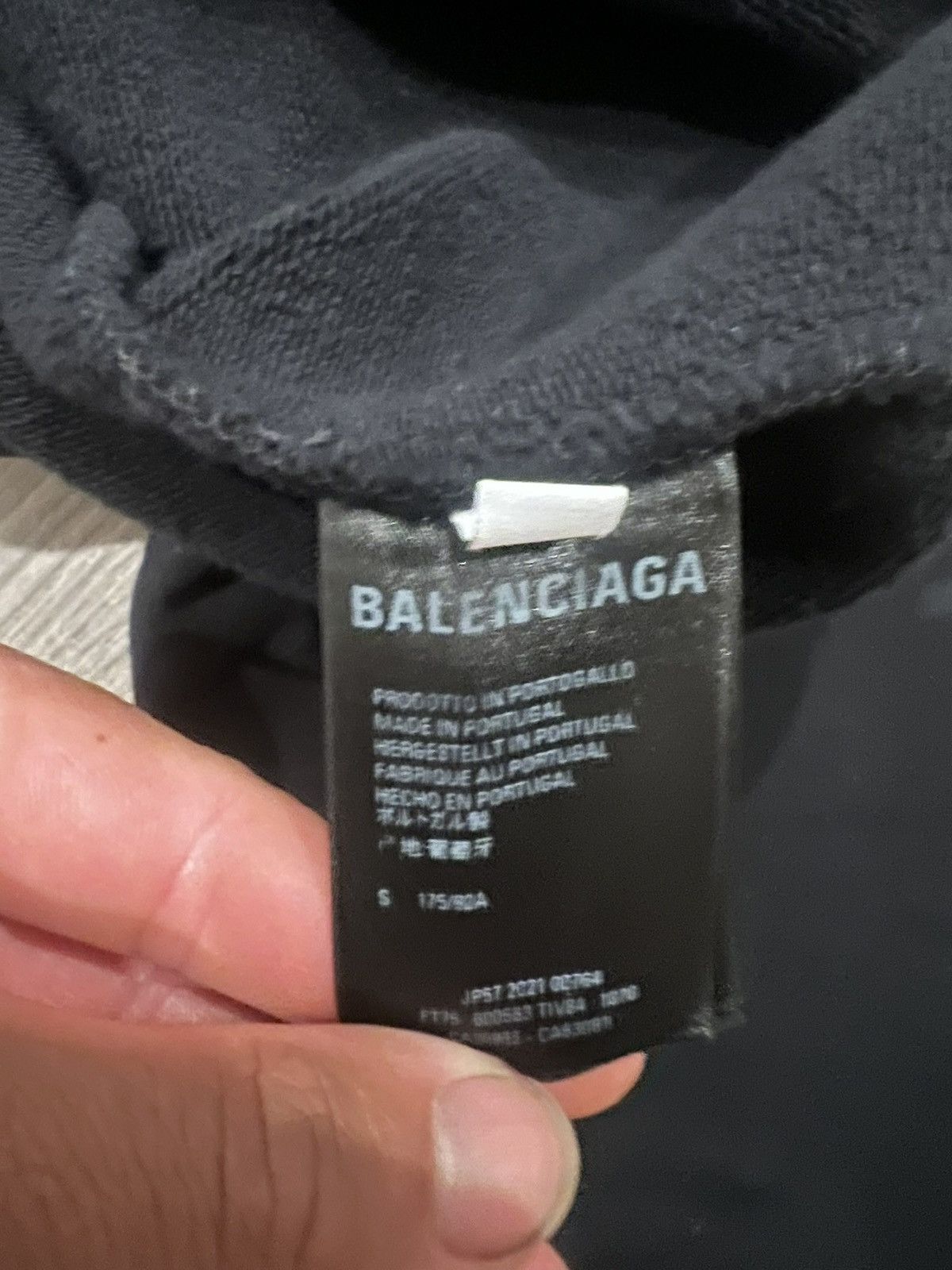 Balenciaga BALENCIAGA BACK HOODIE REGULAR FIT Size US S / EU 44-46 / 1 - 5 Thumbnail