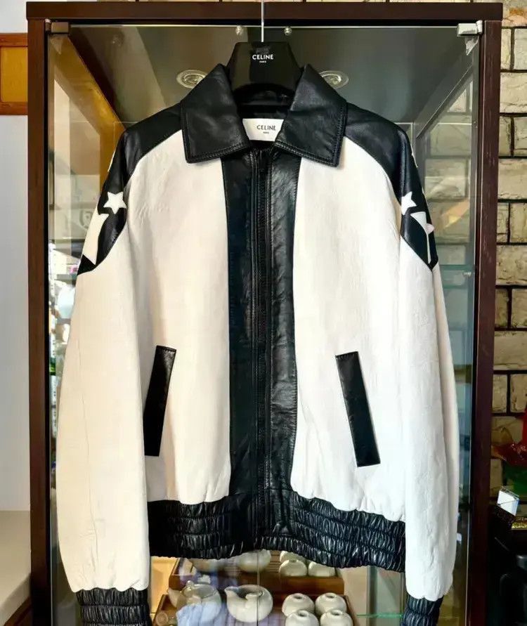 Celine Celine Sz 50 Celine 22AW Runway Patches Leather Jacket-250 Size US M / EU 48-50 / 2 - 2 Thumbnail