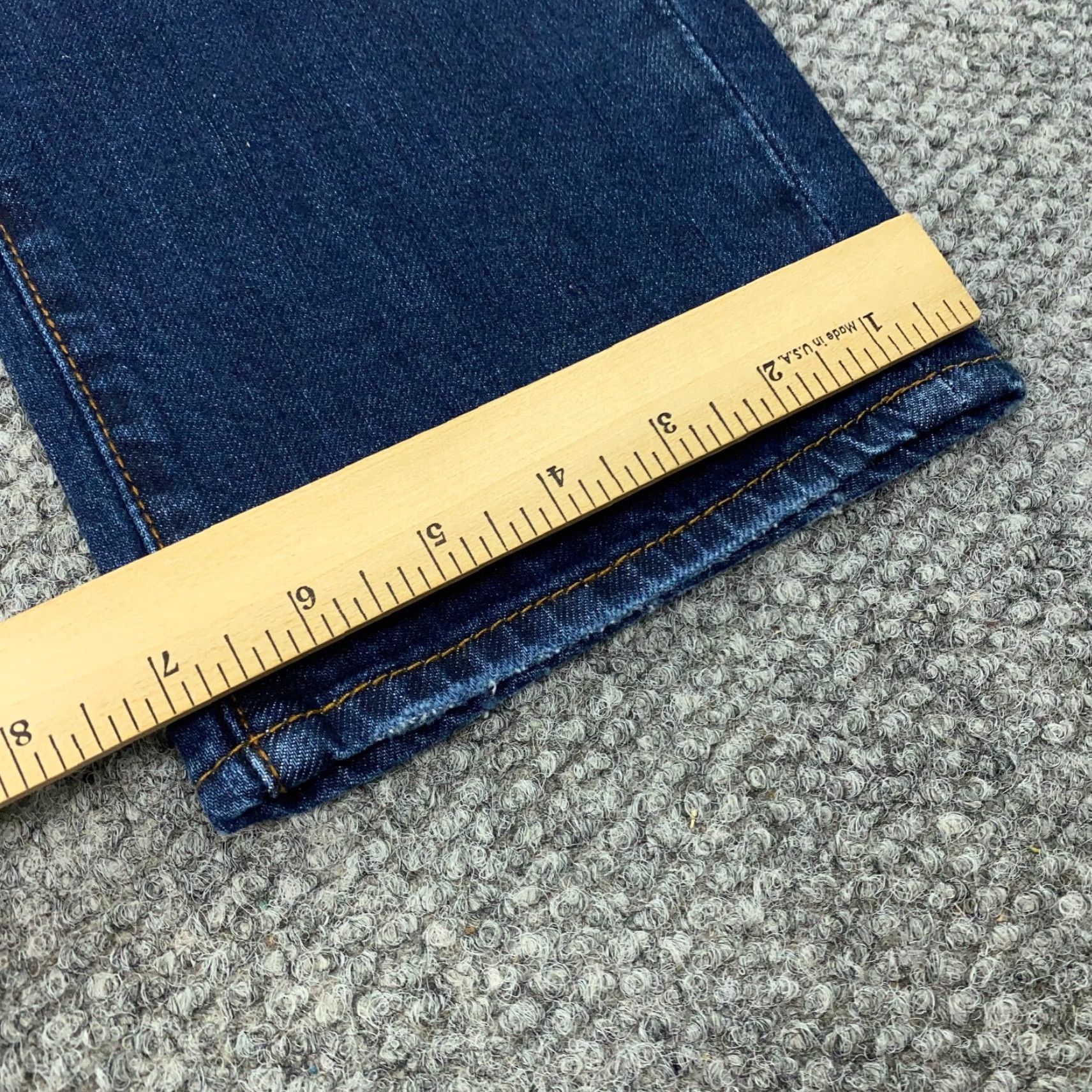 Vintage MICHAEL STRAHAN Jeans Mens Blue 30x32 Straight Stretch Denim Regular Fit Size US 31 - 6 Thumbnail