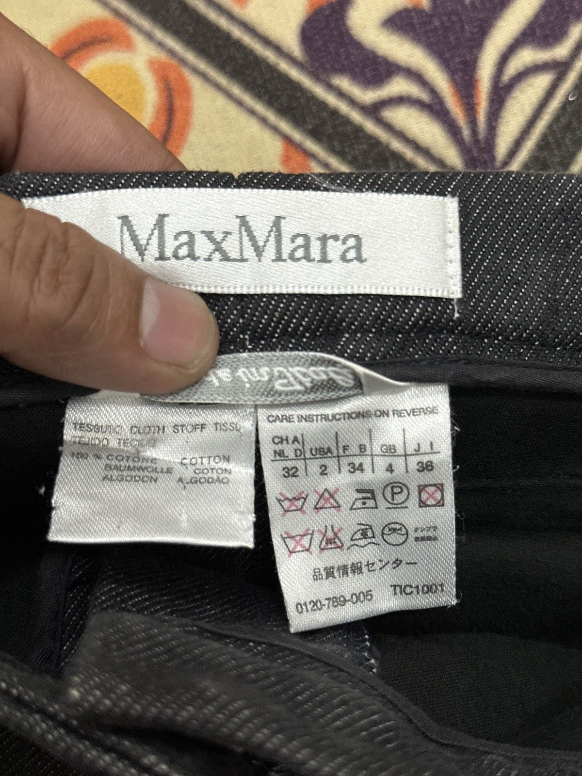 Max Mara Max Mara Made in Italy Denim Pant Size 28" / US 6 / IT 42 - 6 Thumbnail