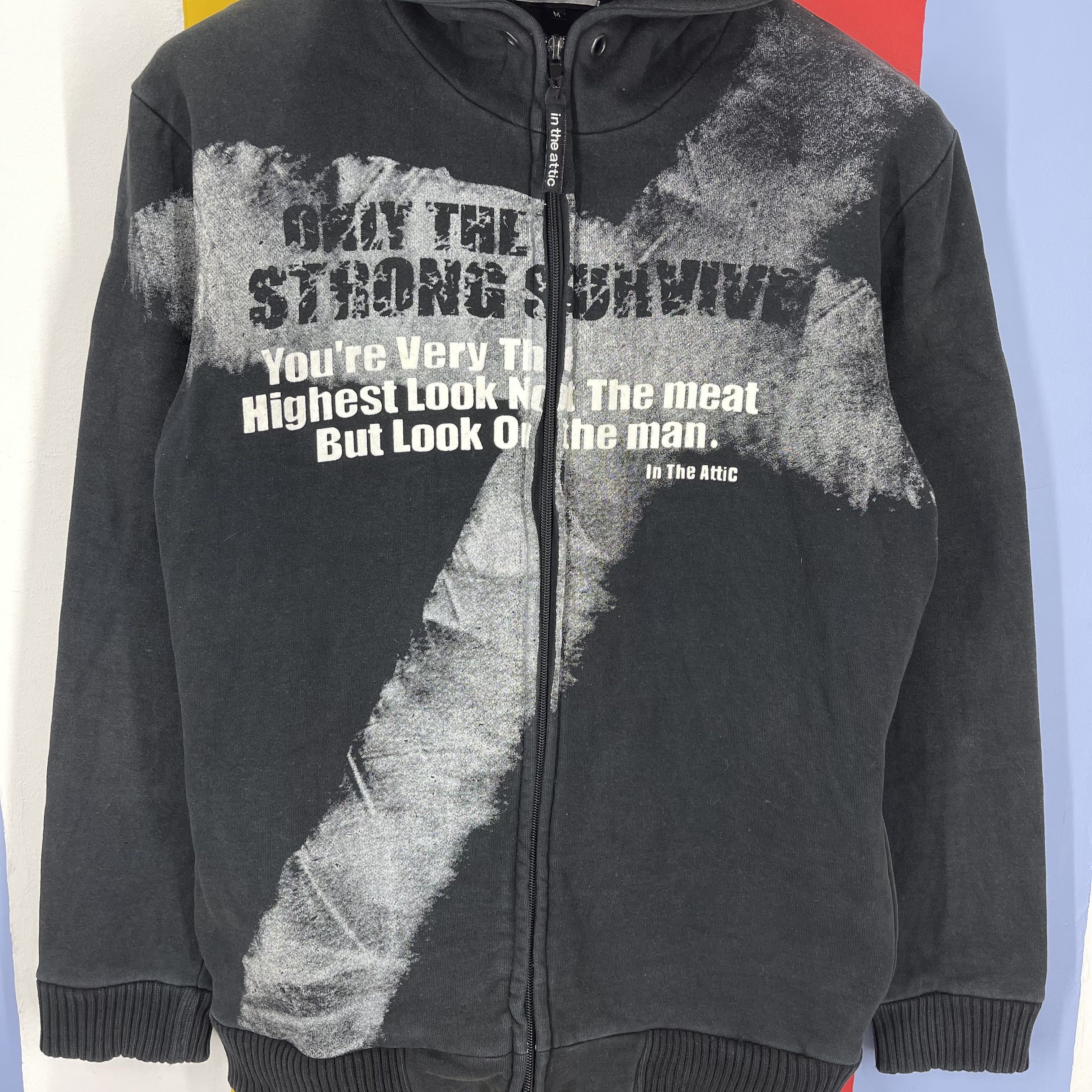 In The Attic IN THE ATTIC Zipper Hoodie Rare Design #1385/AV Size US S / EU 44-46 / 1 - 3 Thumbnail