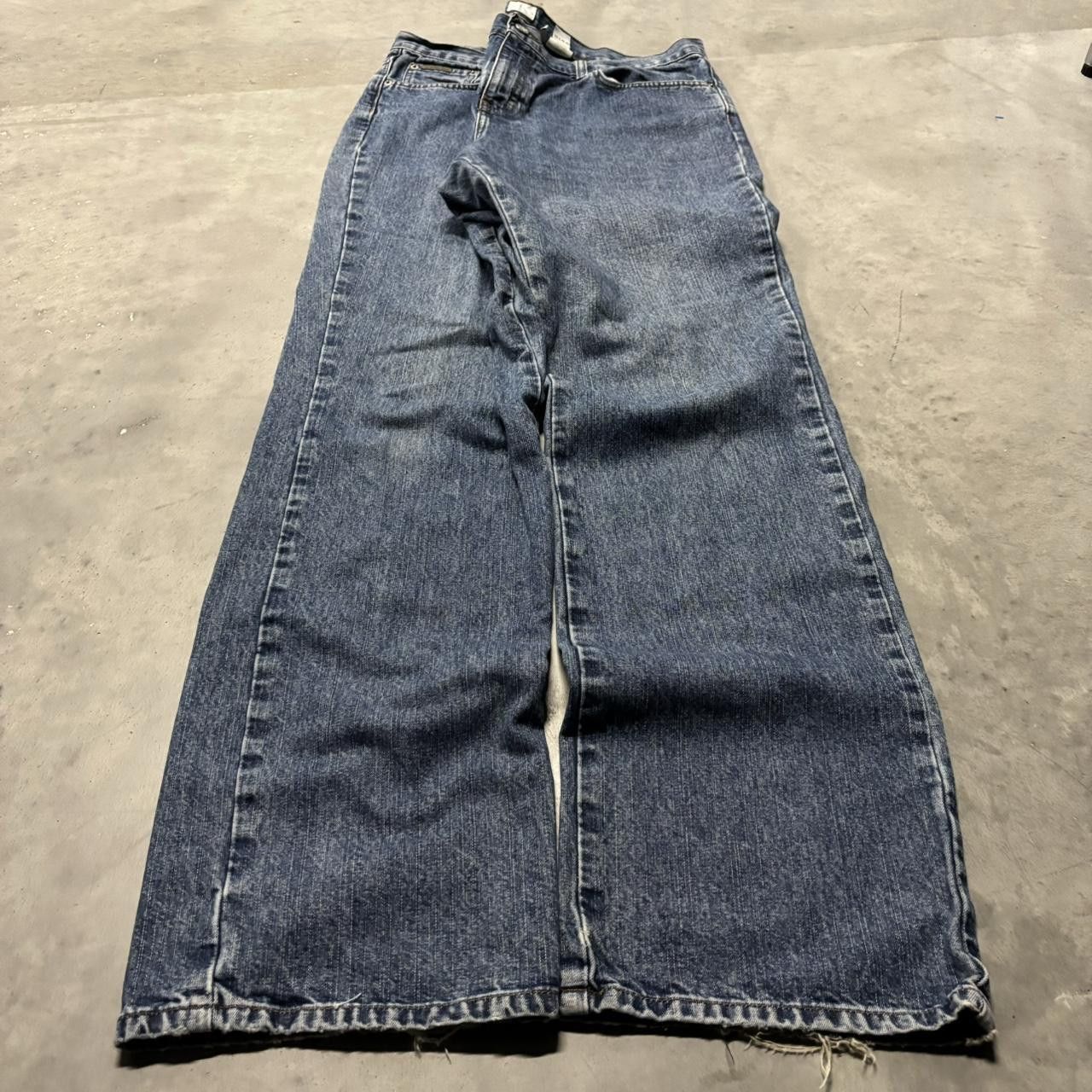 Calvin Klein × Vintage Crazy Vintage Y2K/2000s Baggy Calvin Klein Medium Wash Denim Jeans! Size US 36 / EU 52 - 3 Thumbnail