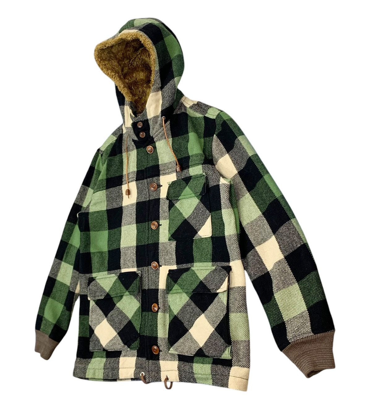 Japanese Brand × Vintage VINTAGE BACK ALLEY OLD BOYS TARTAN HOODIE JACKET Size US M / EU 48-50 / 2 - 2 Thumbnail