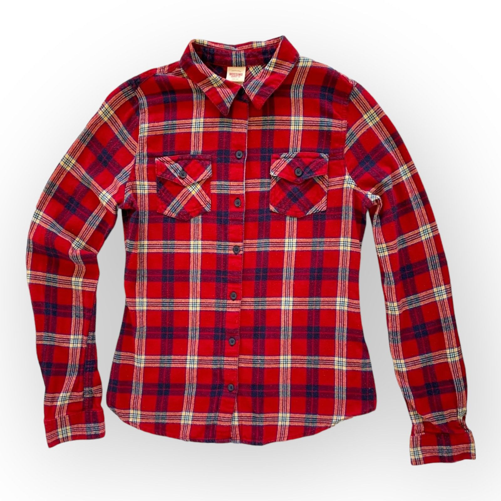 Vintage Mossimo Supply Co. Vintage Flannel | Red and Blue Size L / US 10 / IT 46 - 12 Thumbnail
