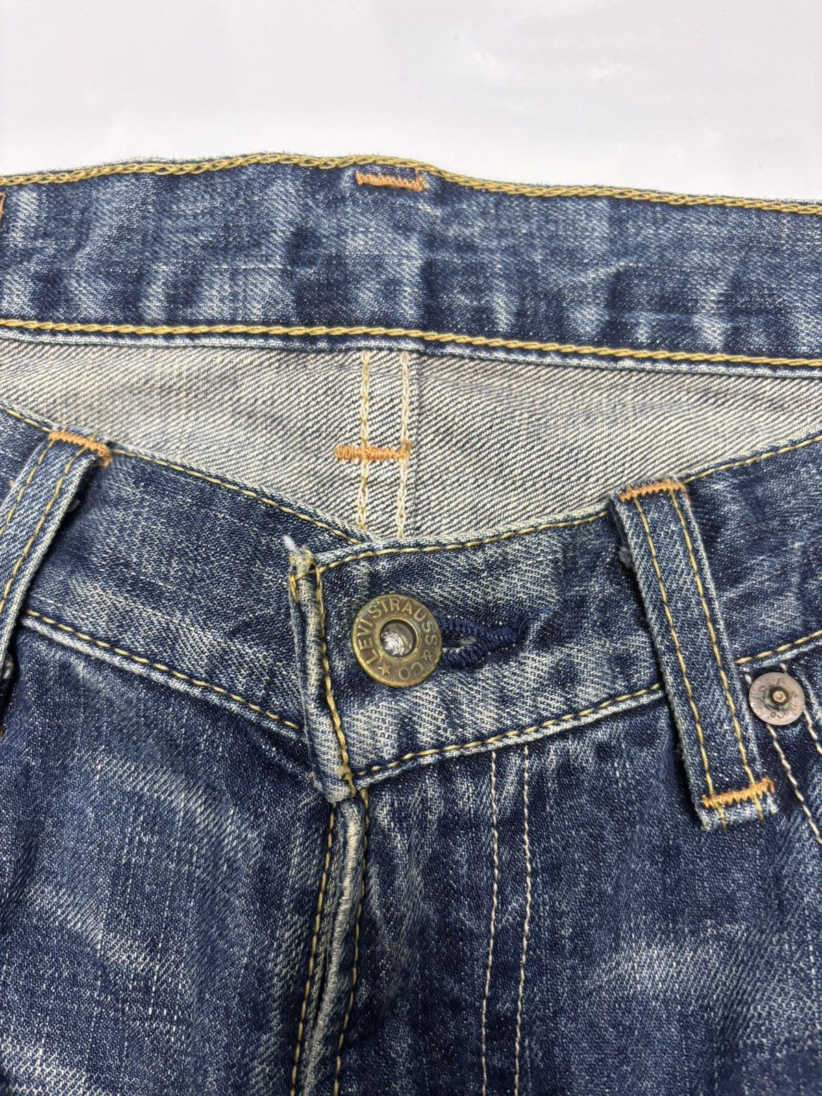 Kapital 🔥LEVIS 502 CLAWMARK DISTRESSED DENIM JEANS Size US 30 / EU 46 - 9 Thumbnail